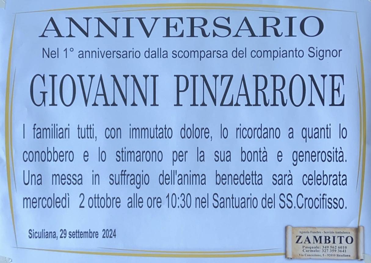 Giovanni Pinzarrone