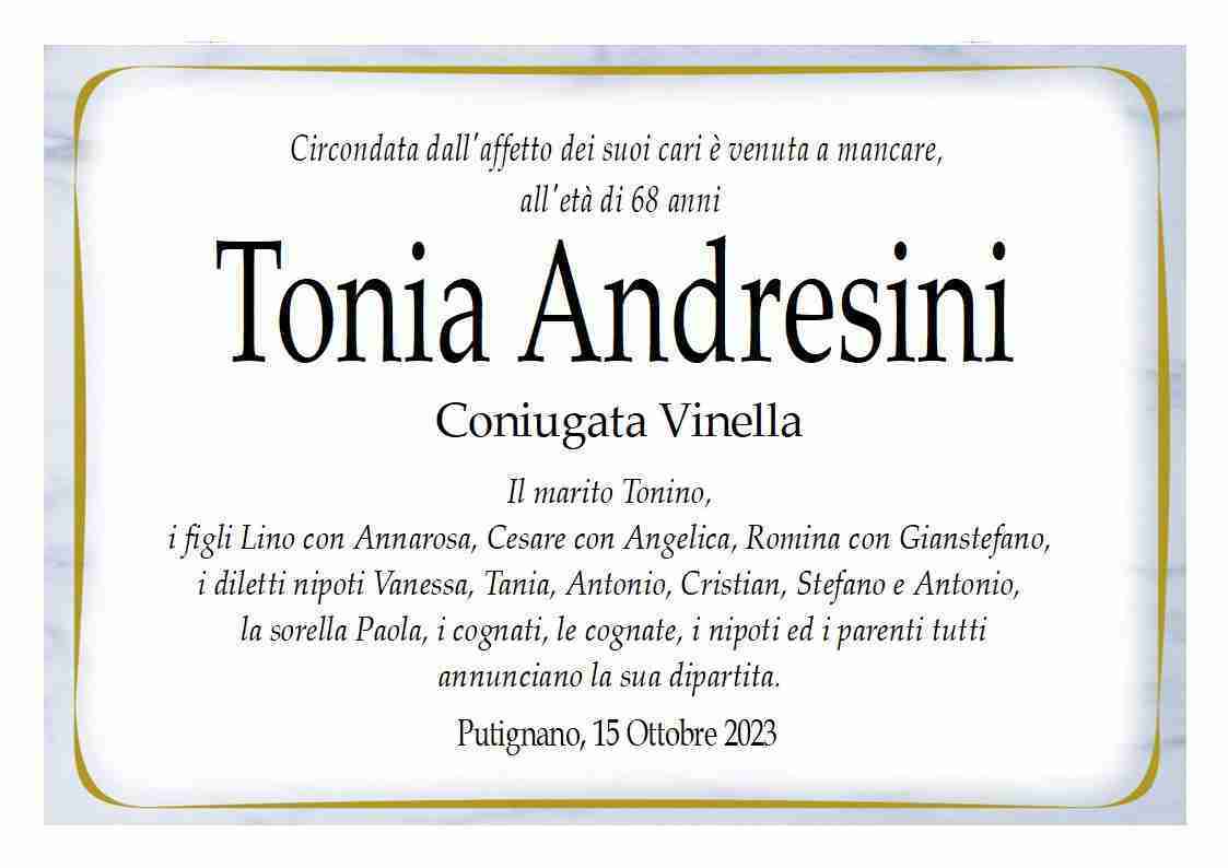 Tonia Andresini