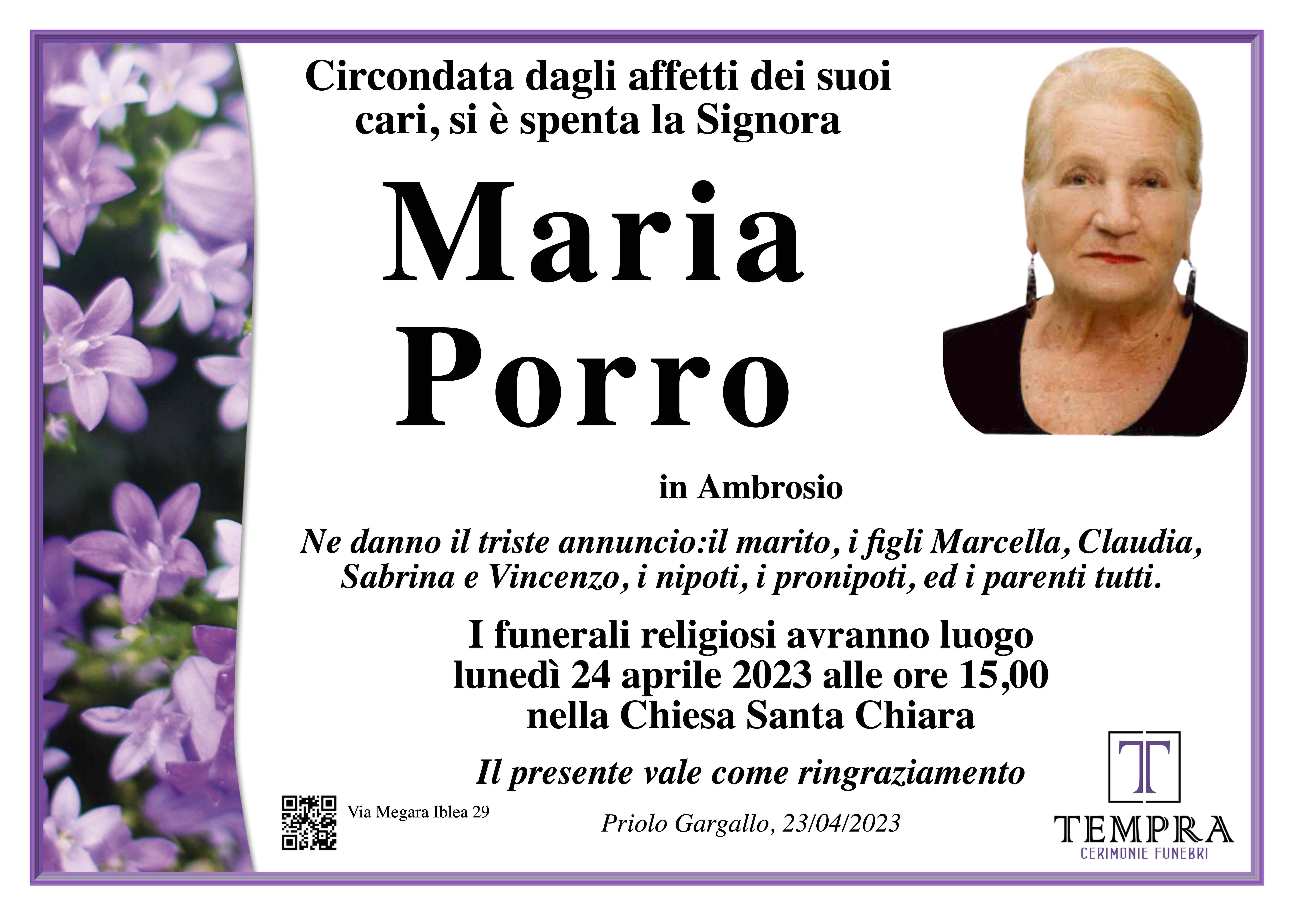 Maria Porro