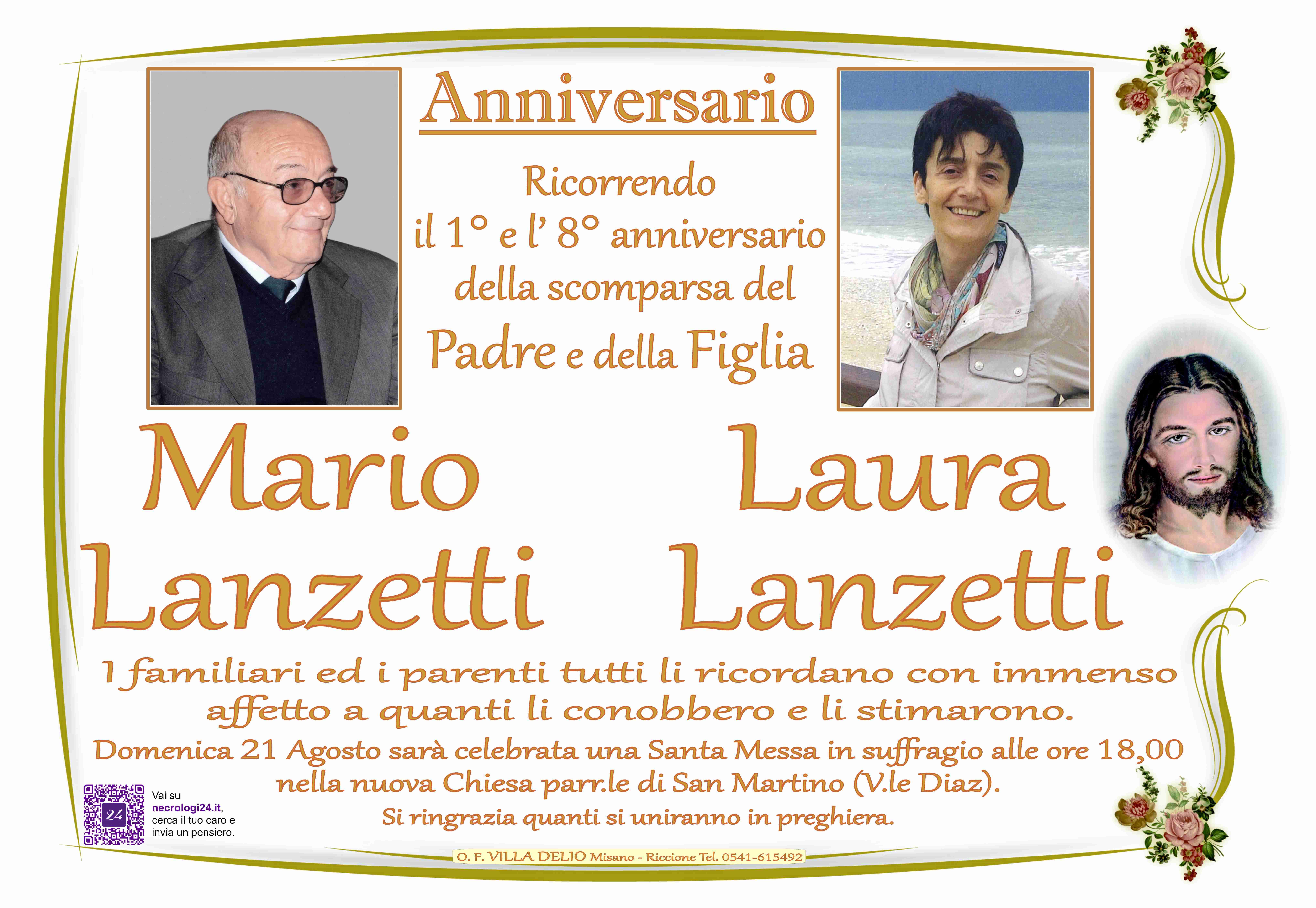 Mario Lanzetti e Laura Lanzetti