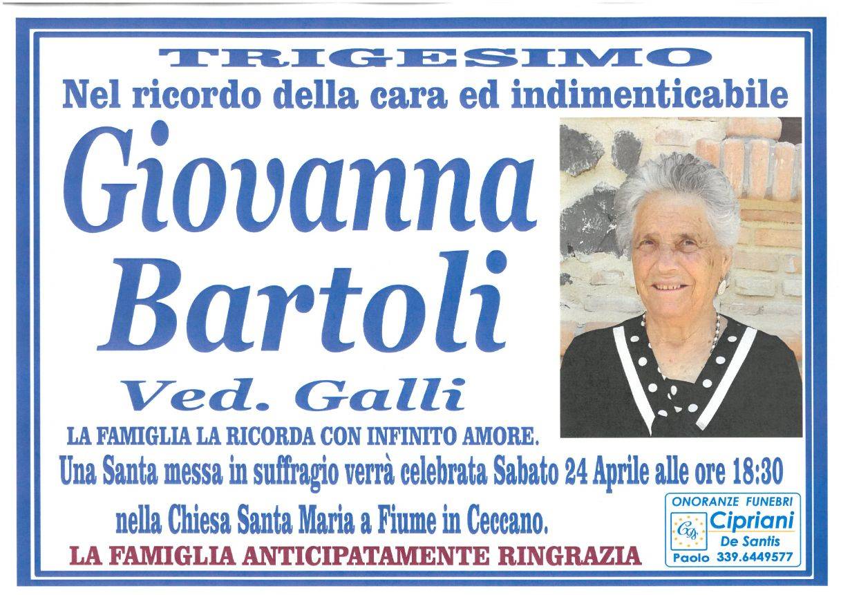 Giovanna Bartoli