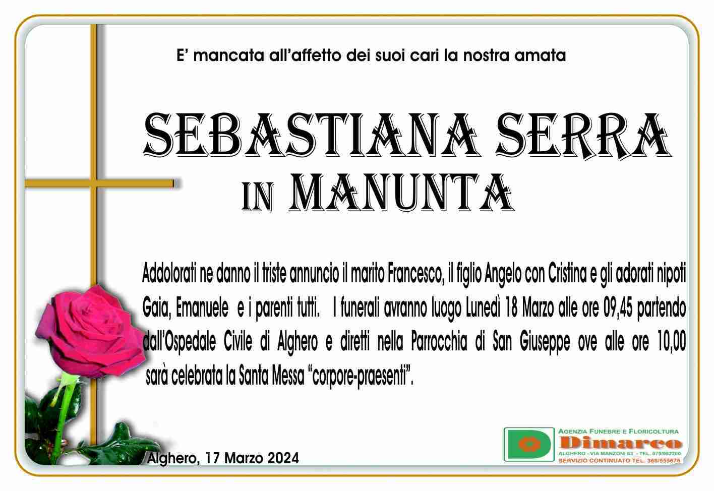Sebastiana Serra in Manunata