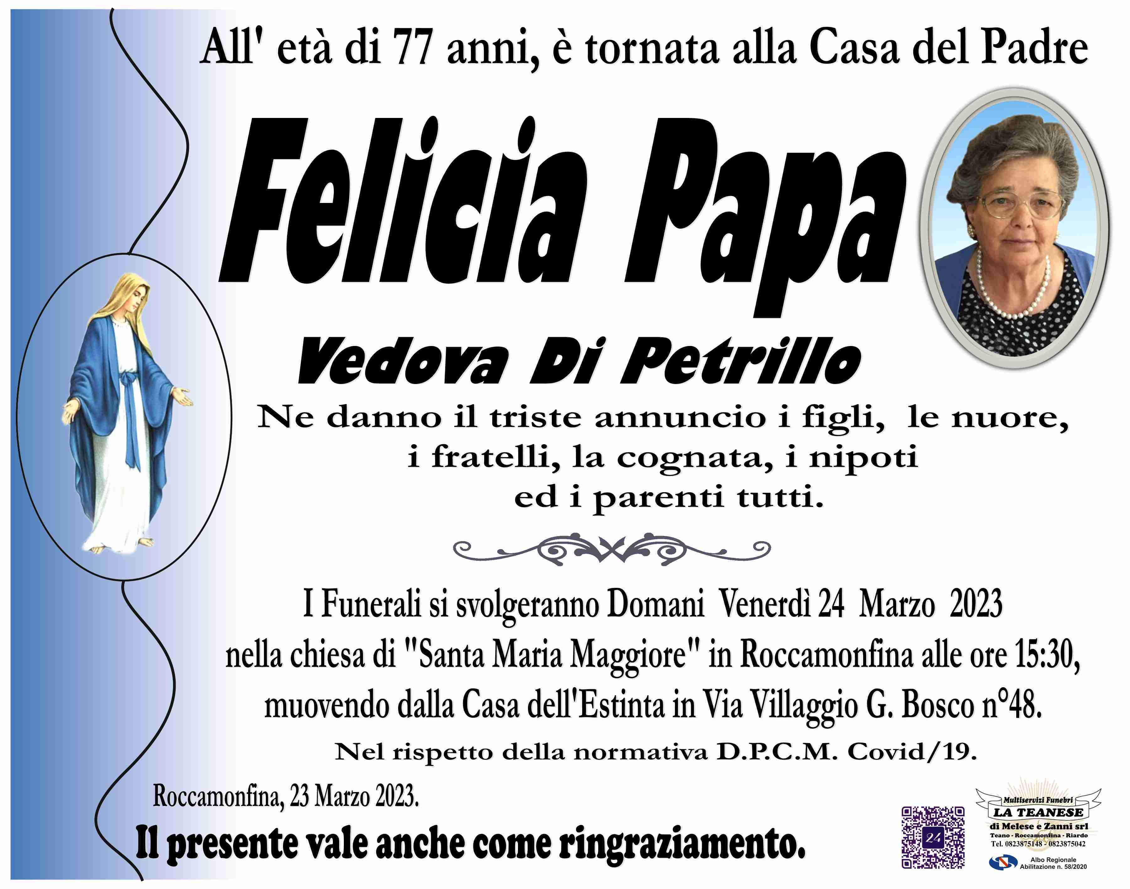 Felicia Papa