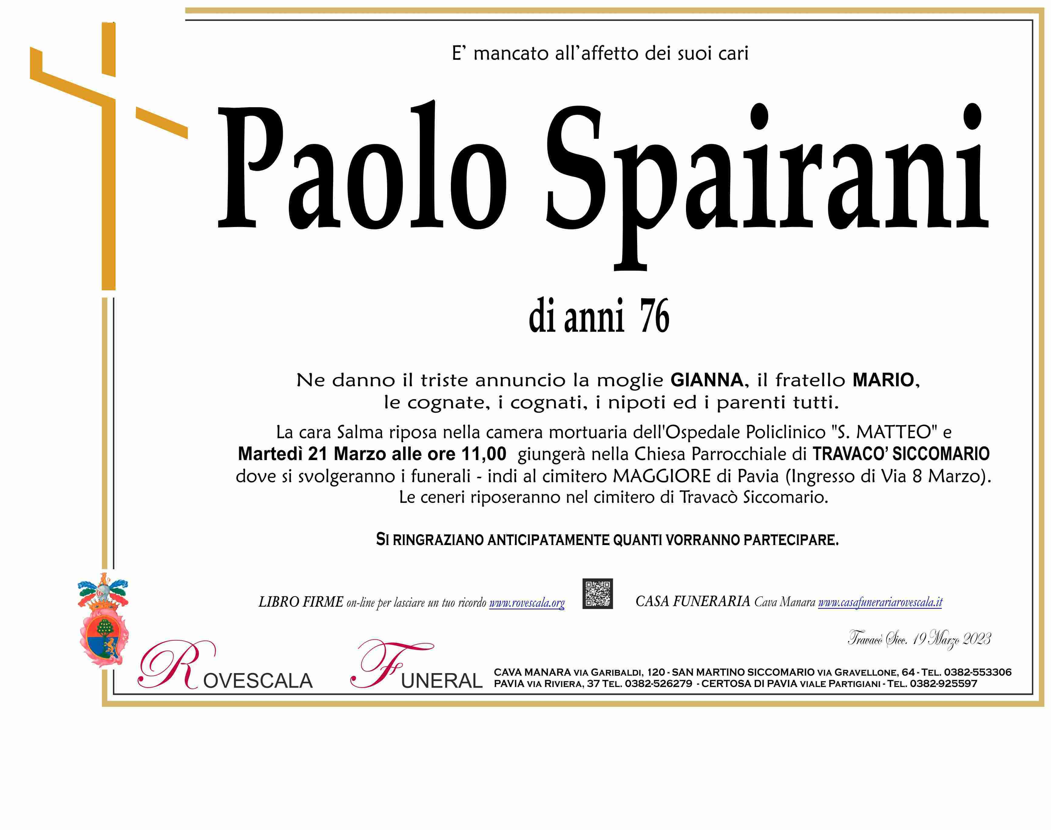 Paolo Rino Spairani