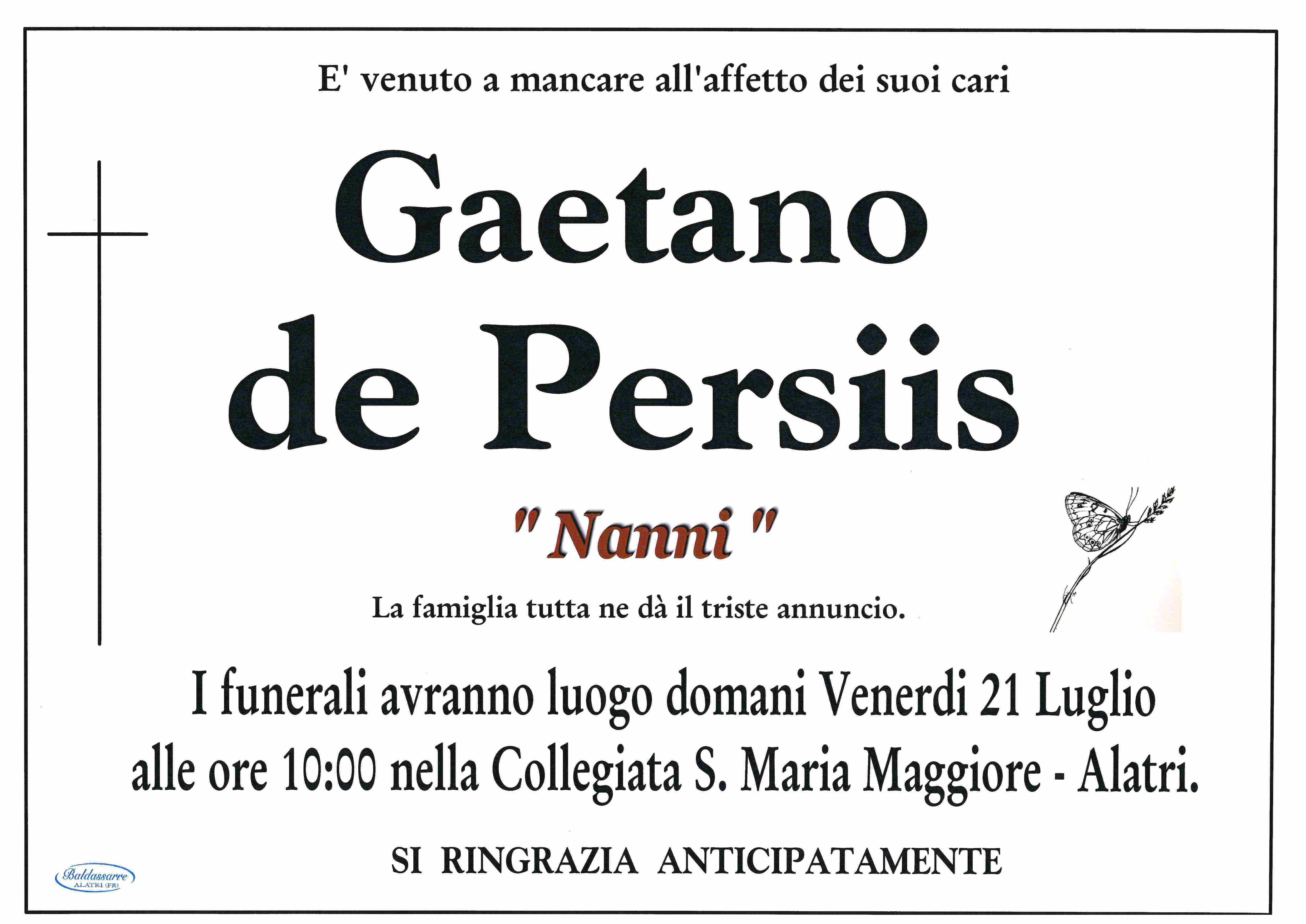 Gaetano De Persiis