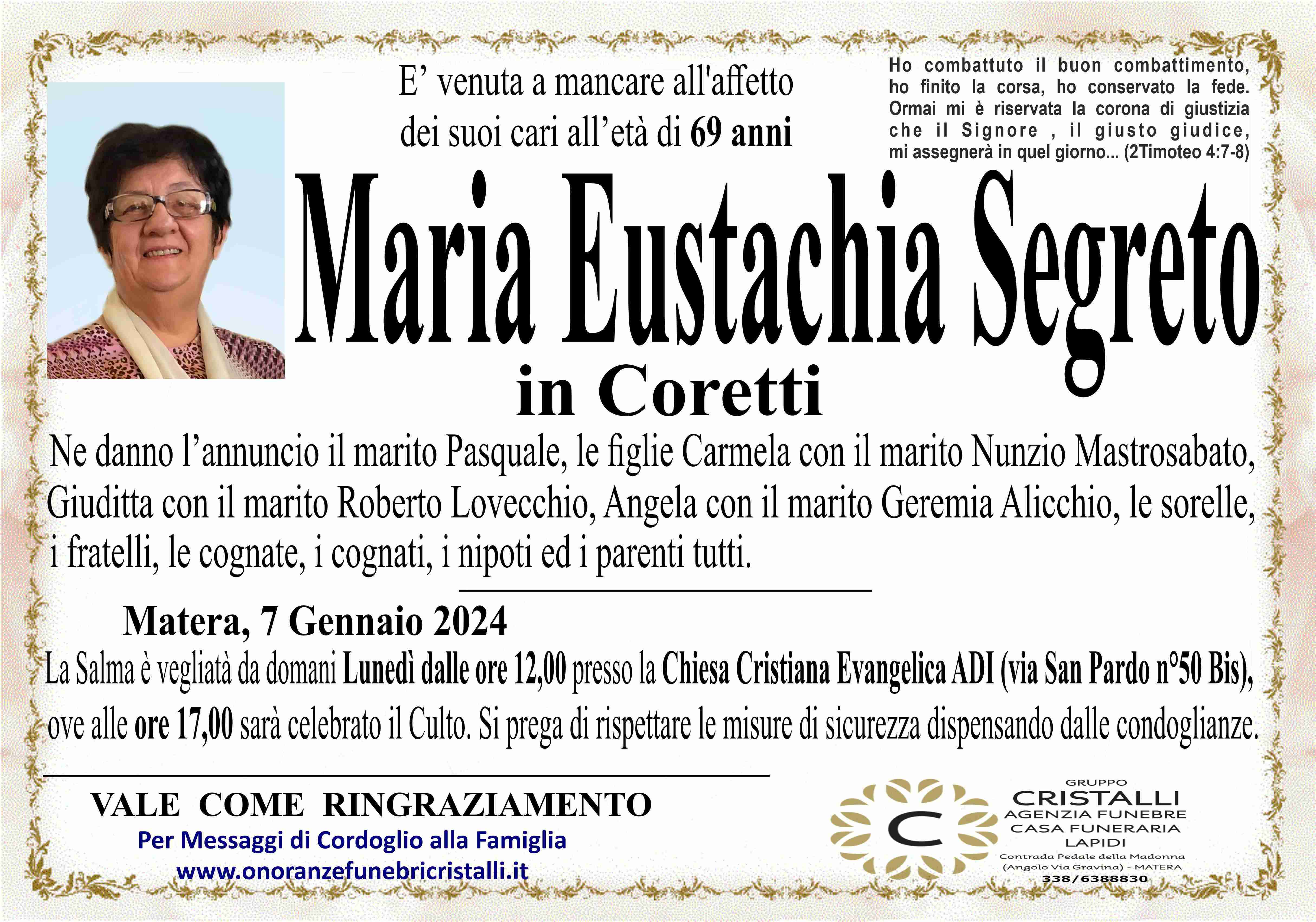 Maria Eustachia Segreto
