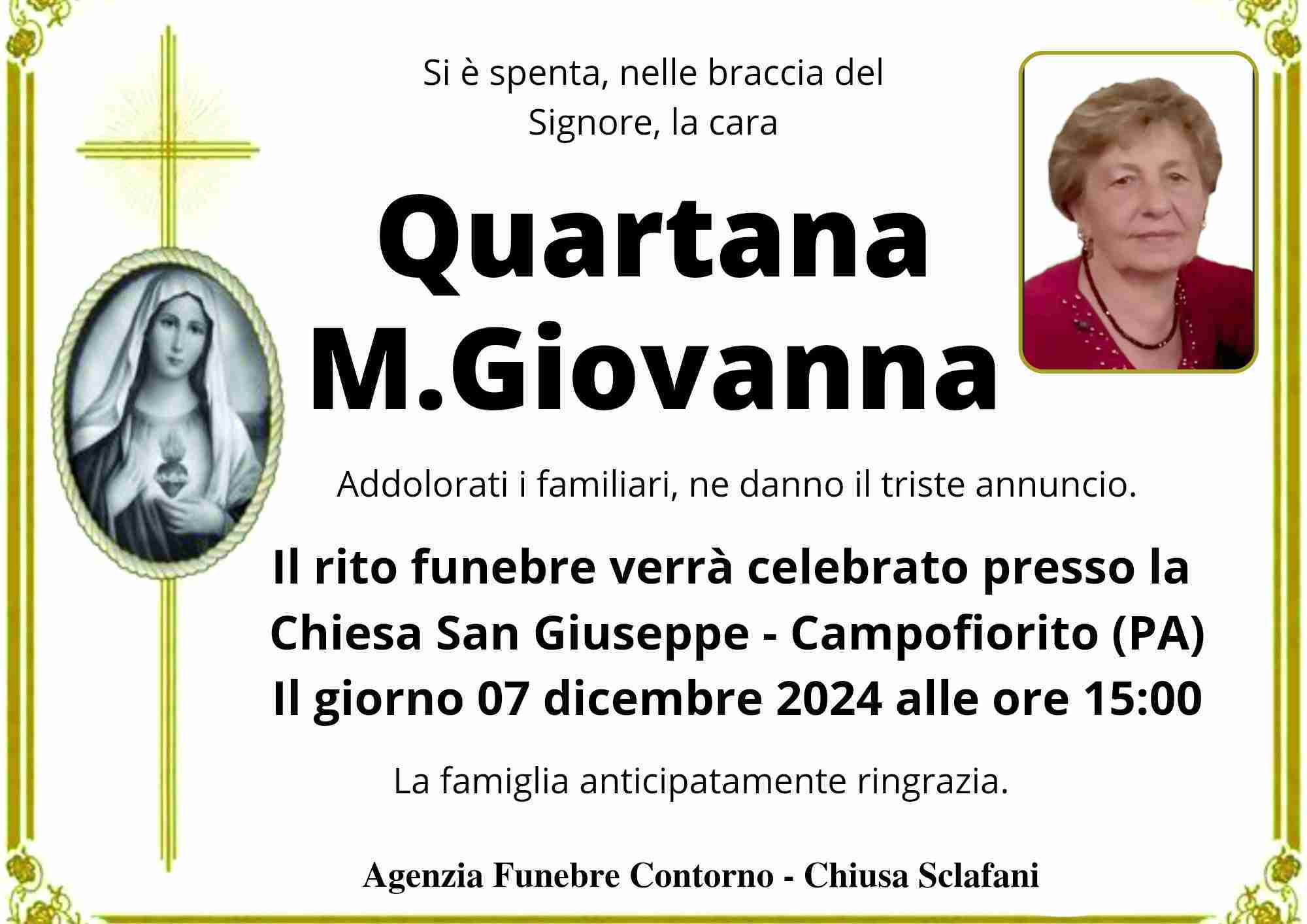 Maria Giovanna Quartana