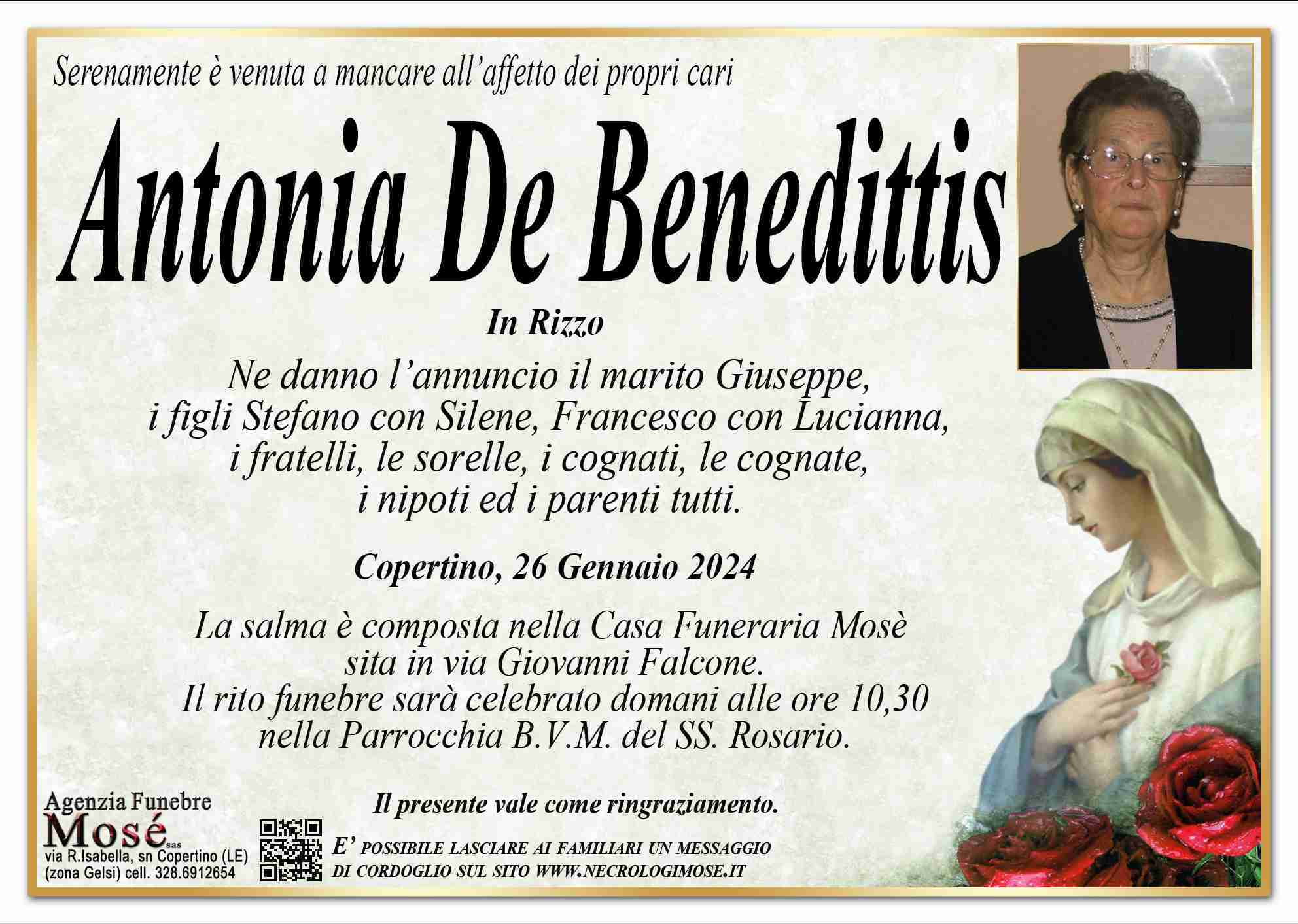 Antonia De Benedittis
