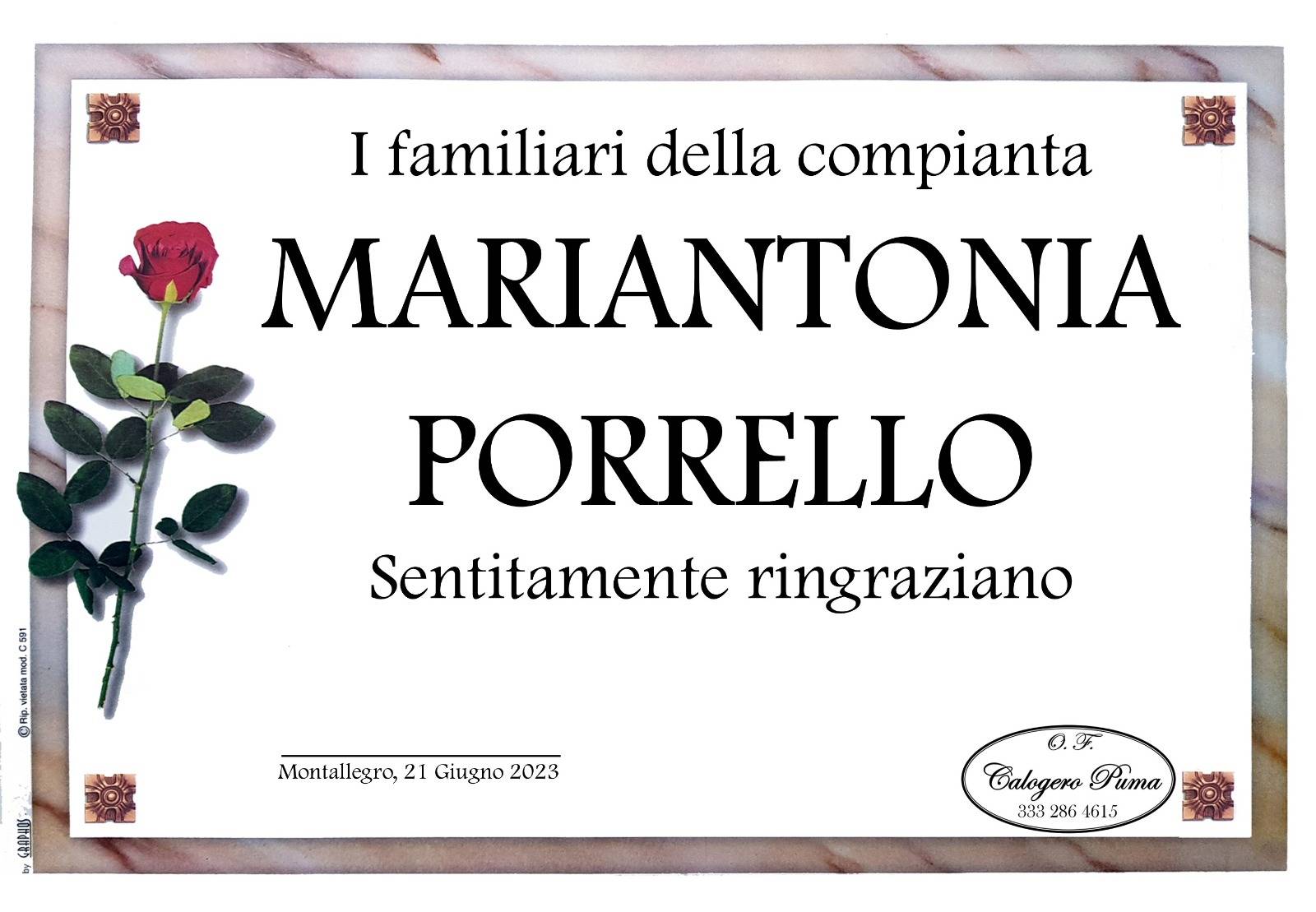 Mariantonia Porrello