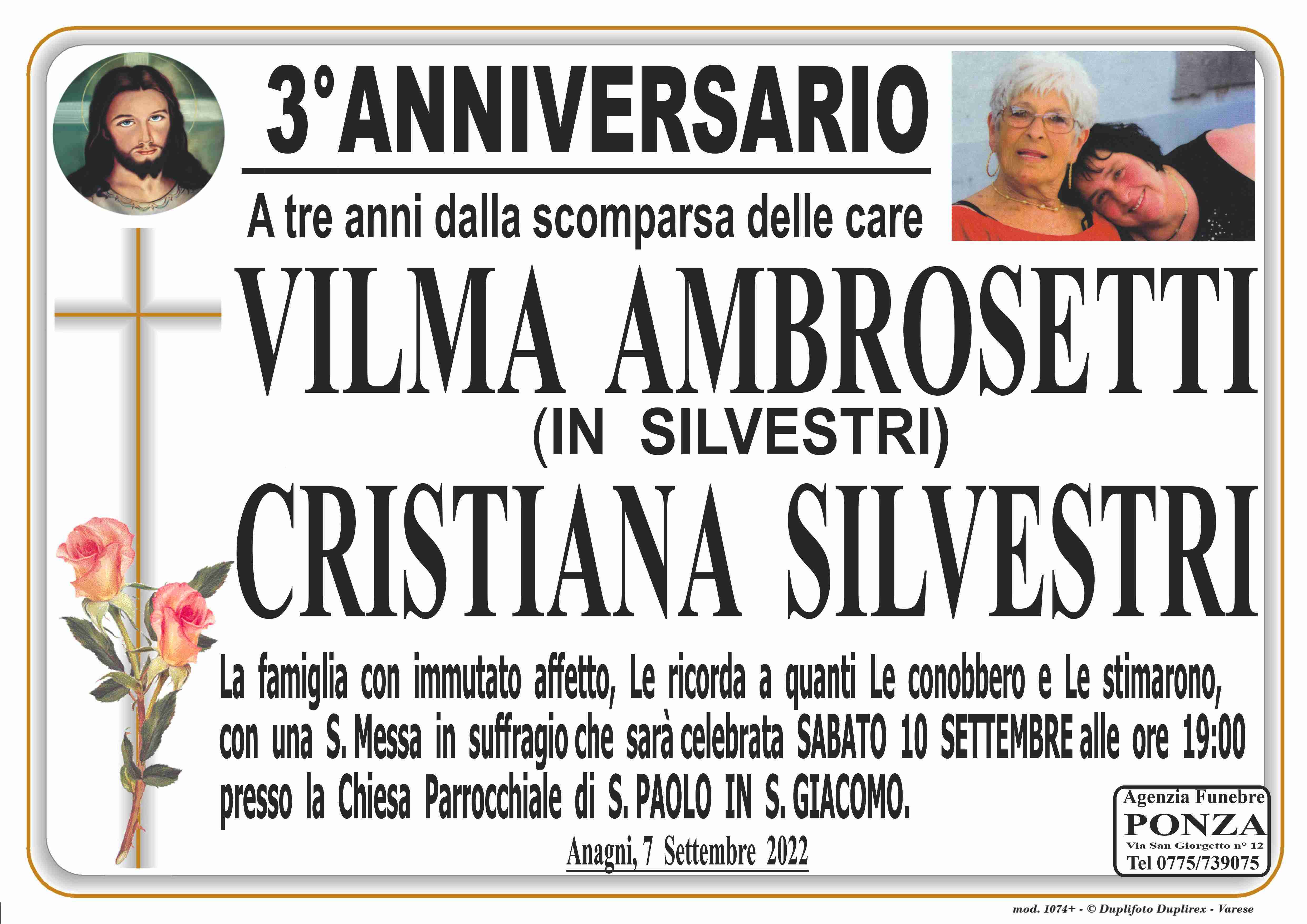 Vilma Ambrosetti e Cristina Silvestri