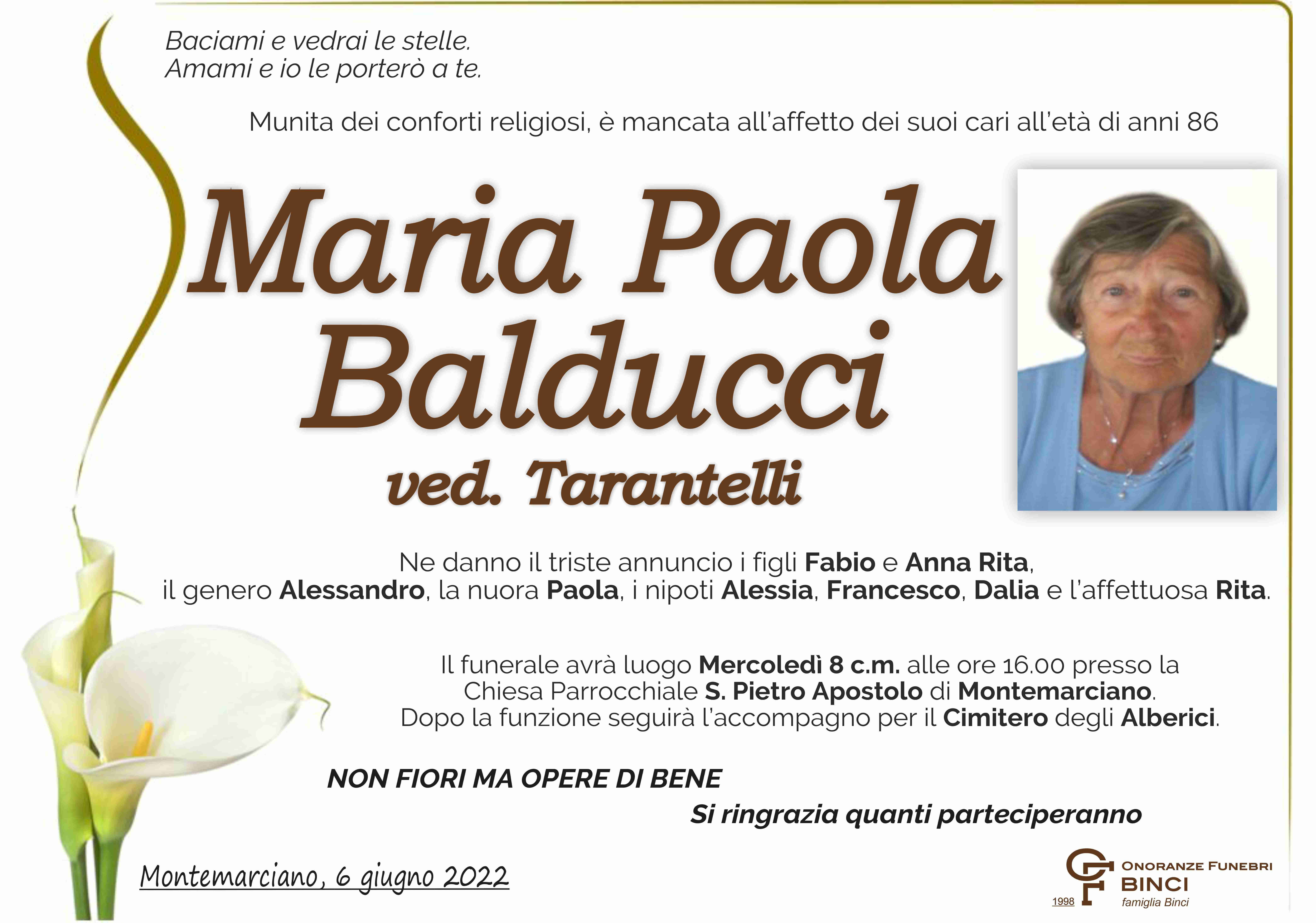 Maria Paola Balducci