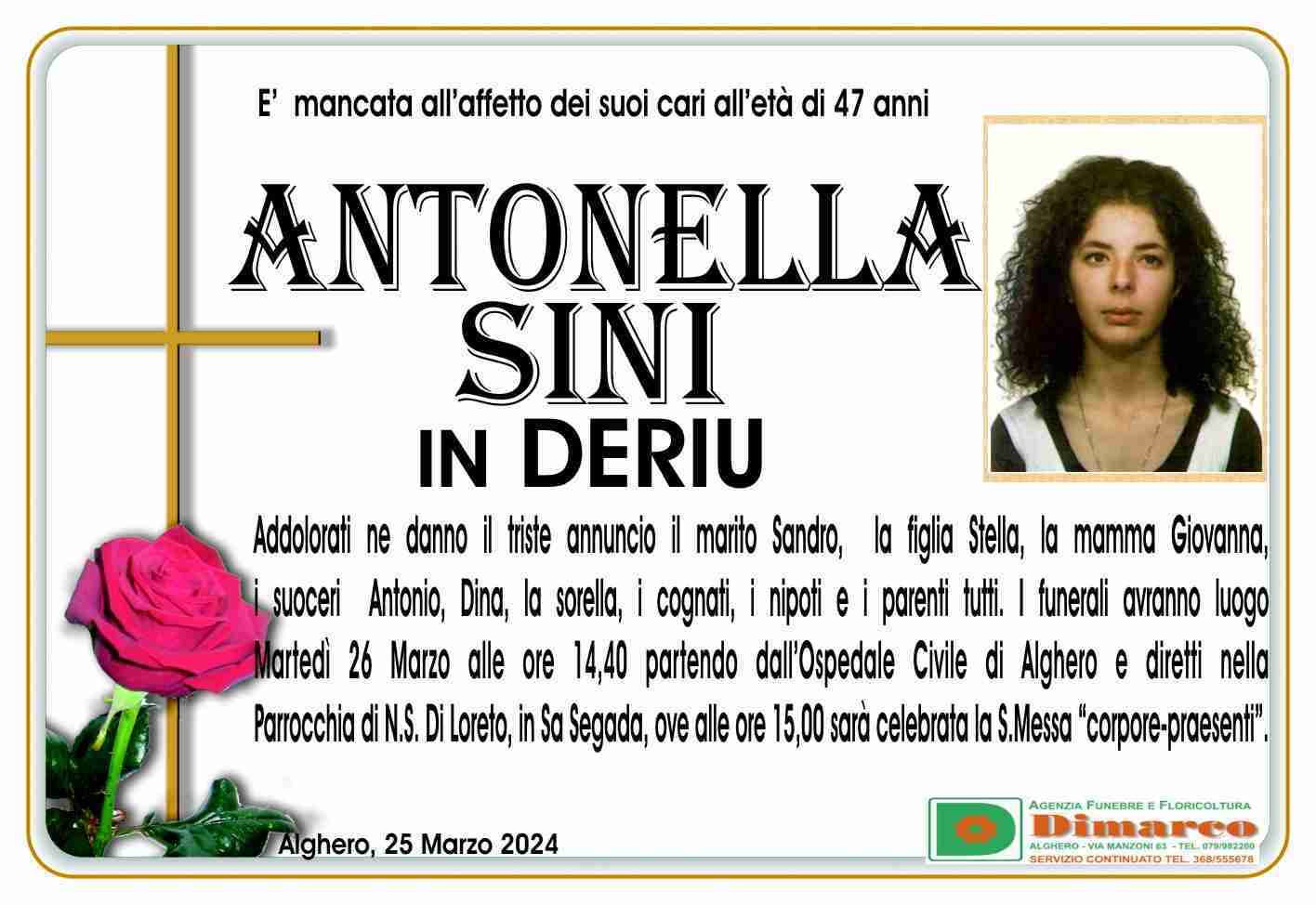Antonella Sini in Deriu
