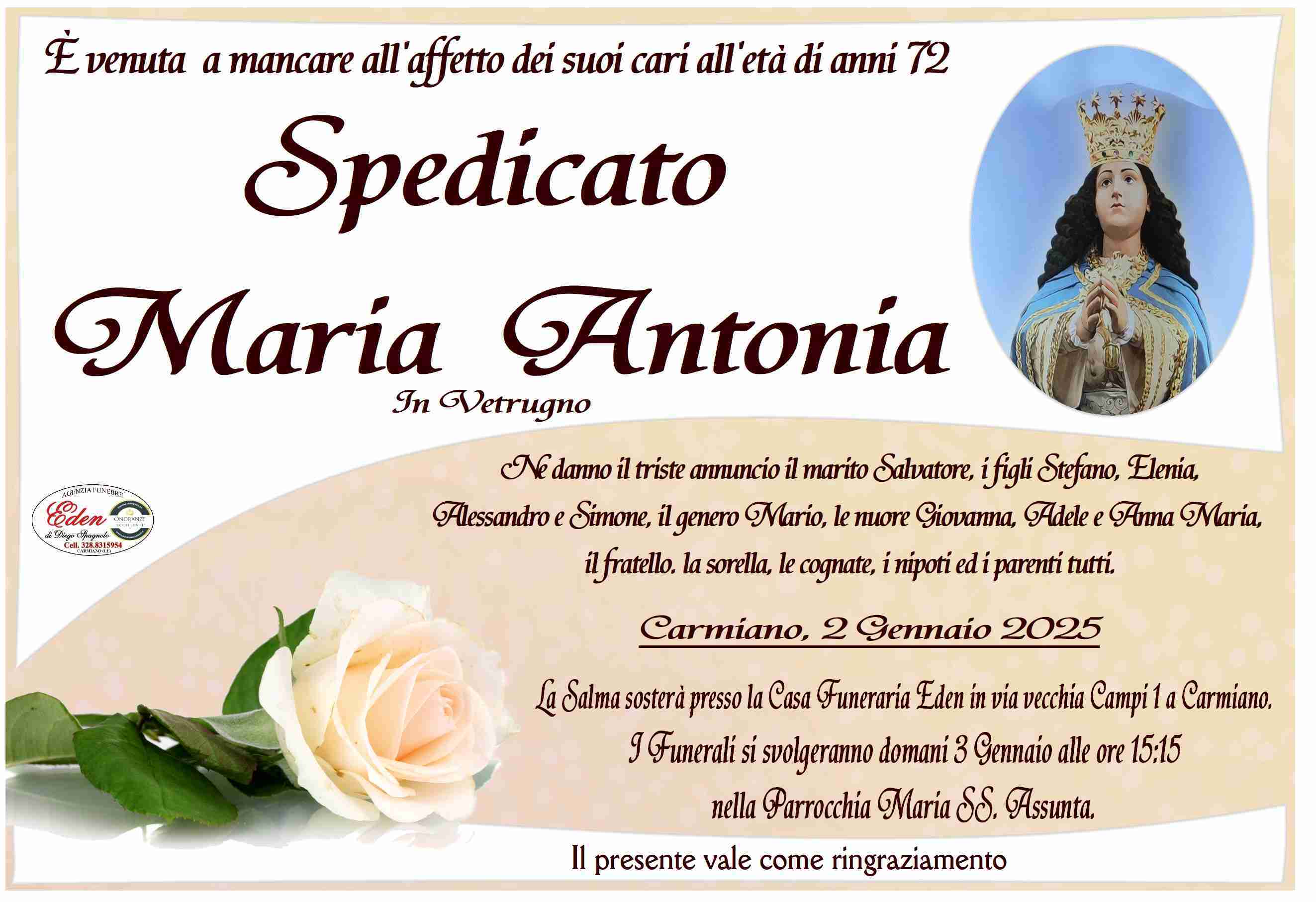 Maria Antonia Spedicato