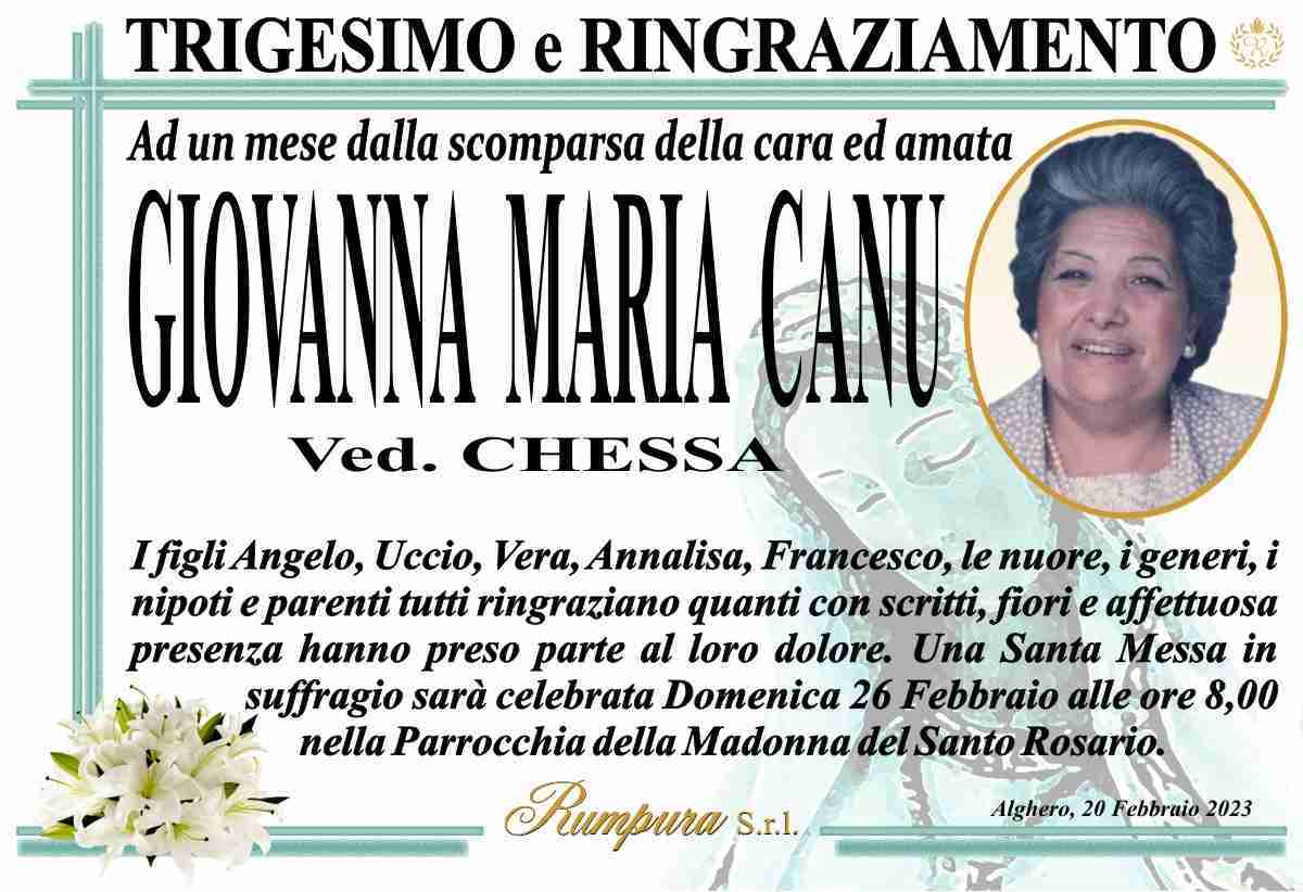 Giovanna Maria Canu
