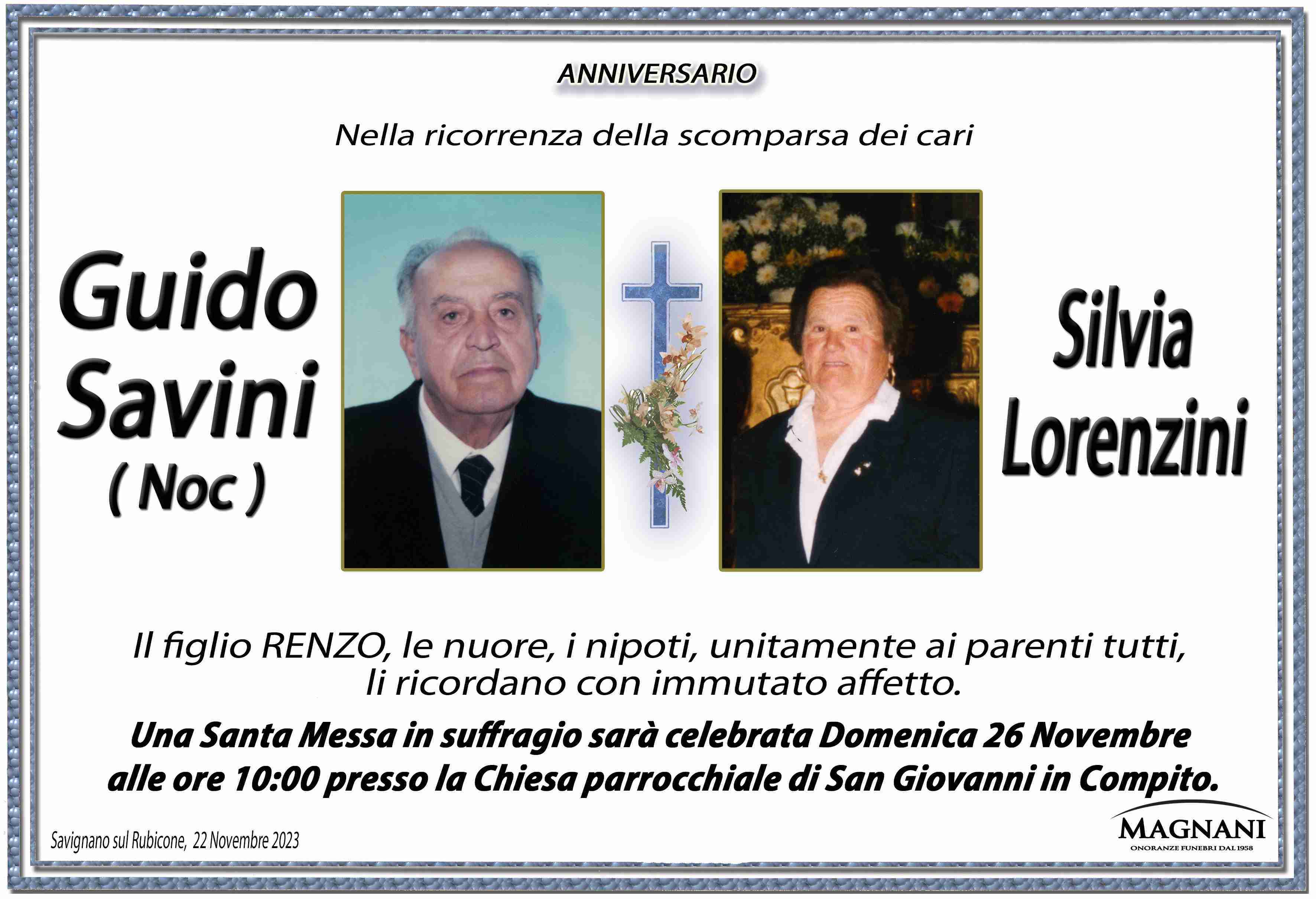 Guido Savini e Silvia Lorenzini