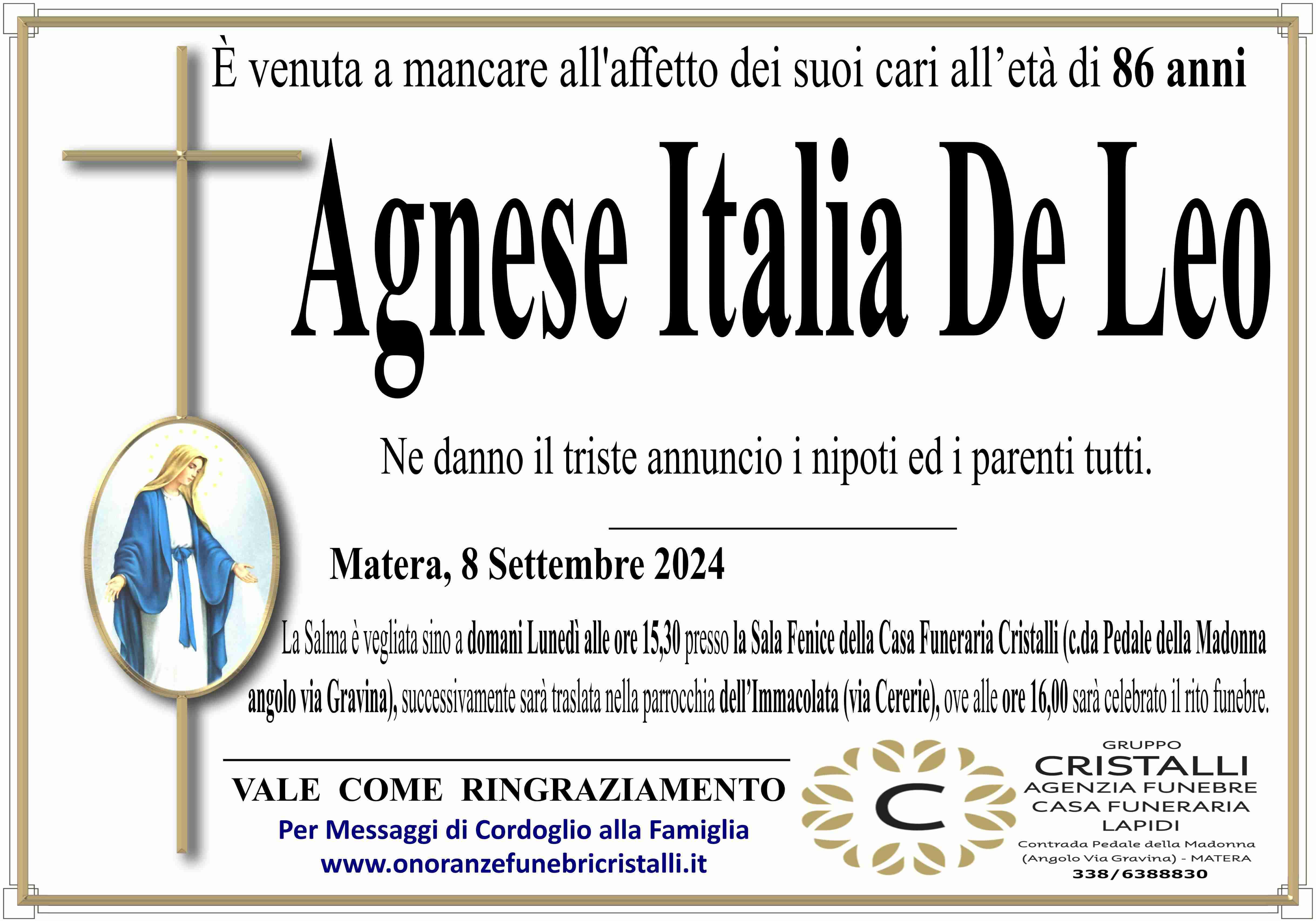 Agnese Italia De Leo