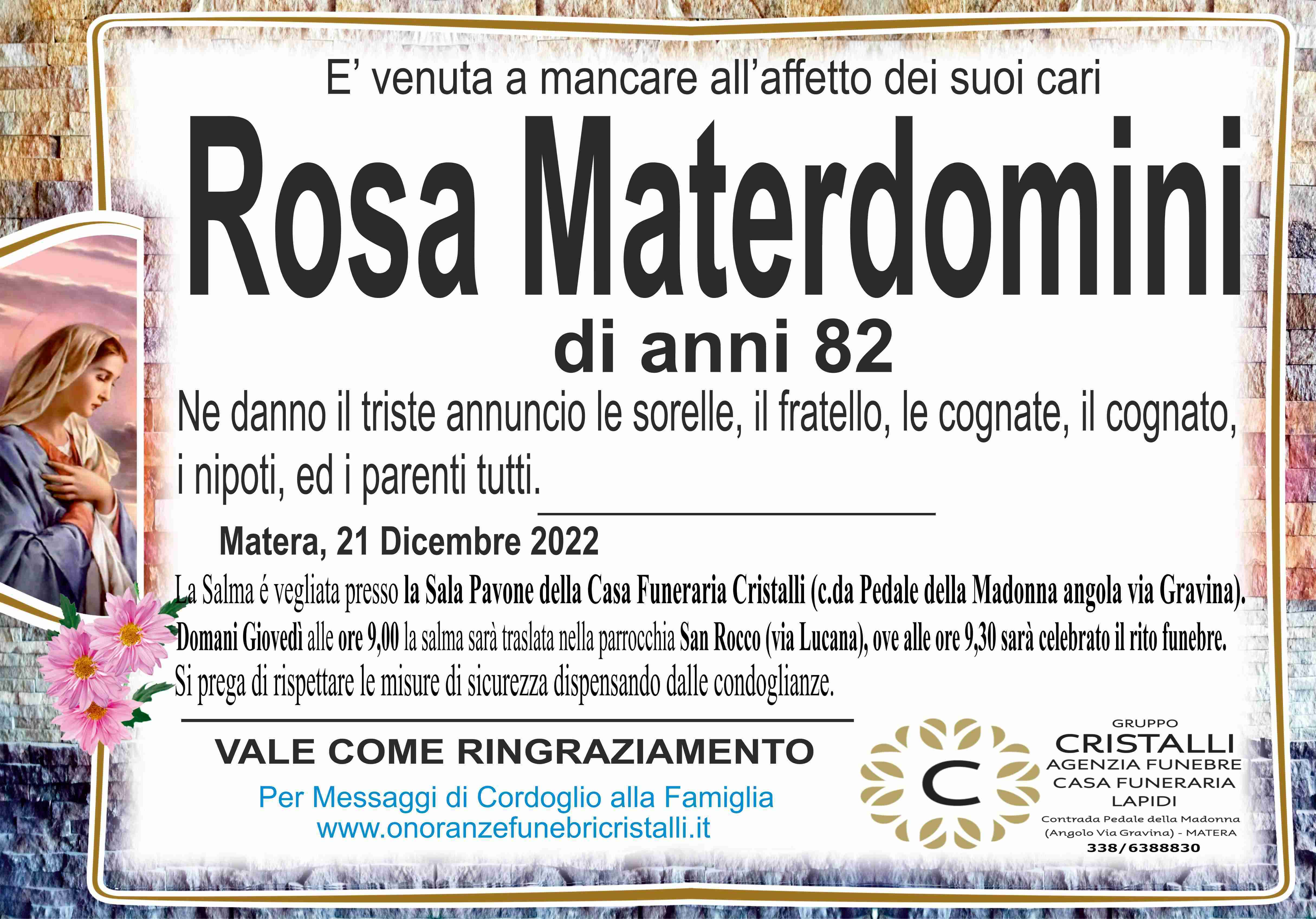 Rosa Materdomini