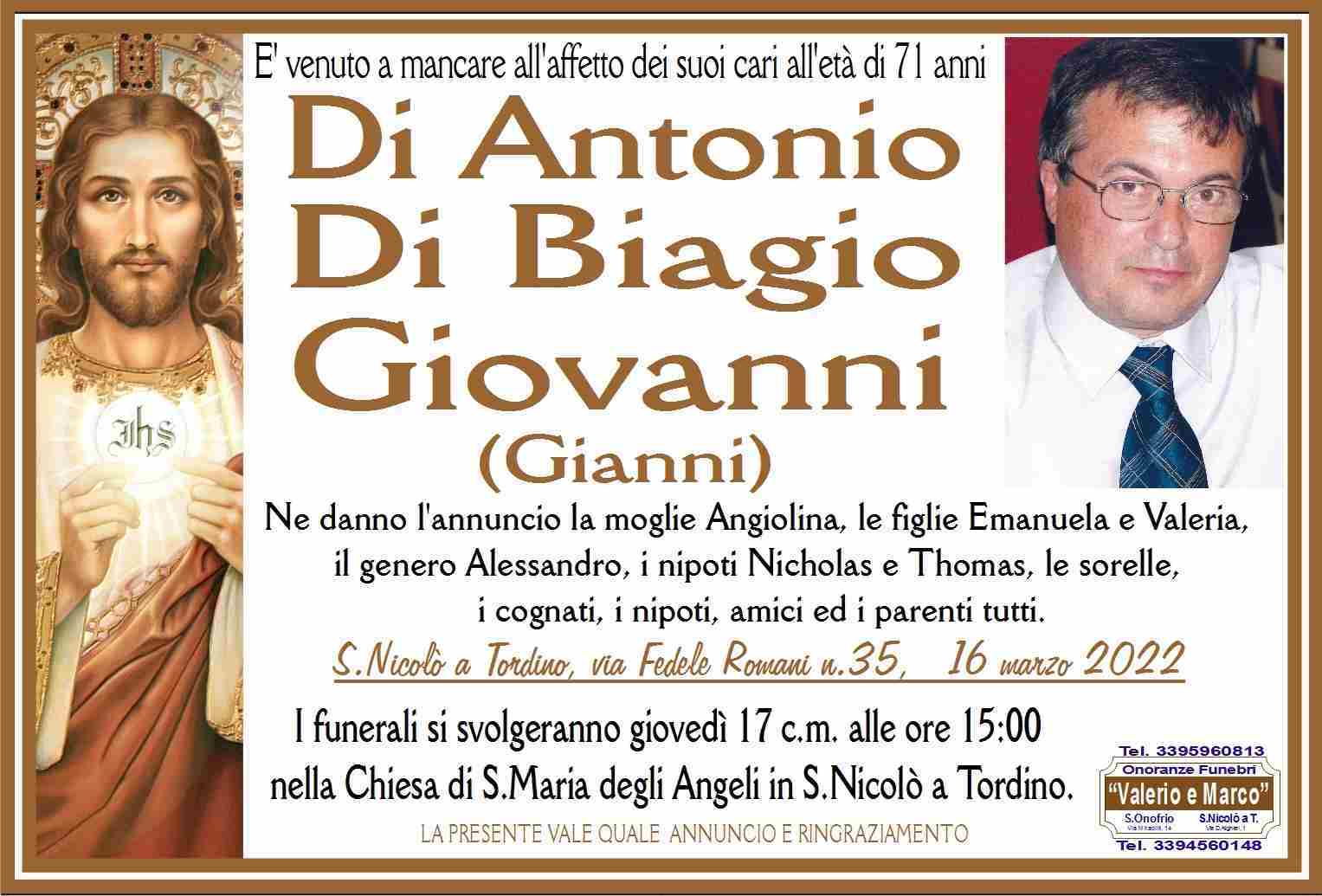 Giovanni Di Antonio Di Biagio