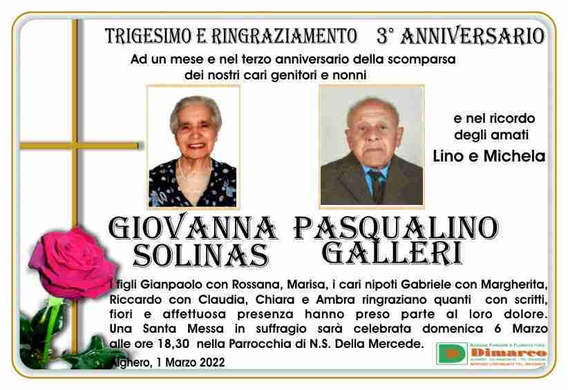 Giovanna Solinas e Pasqualino Galleri