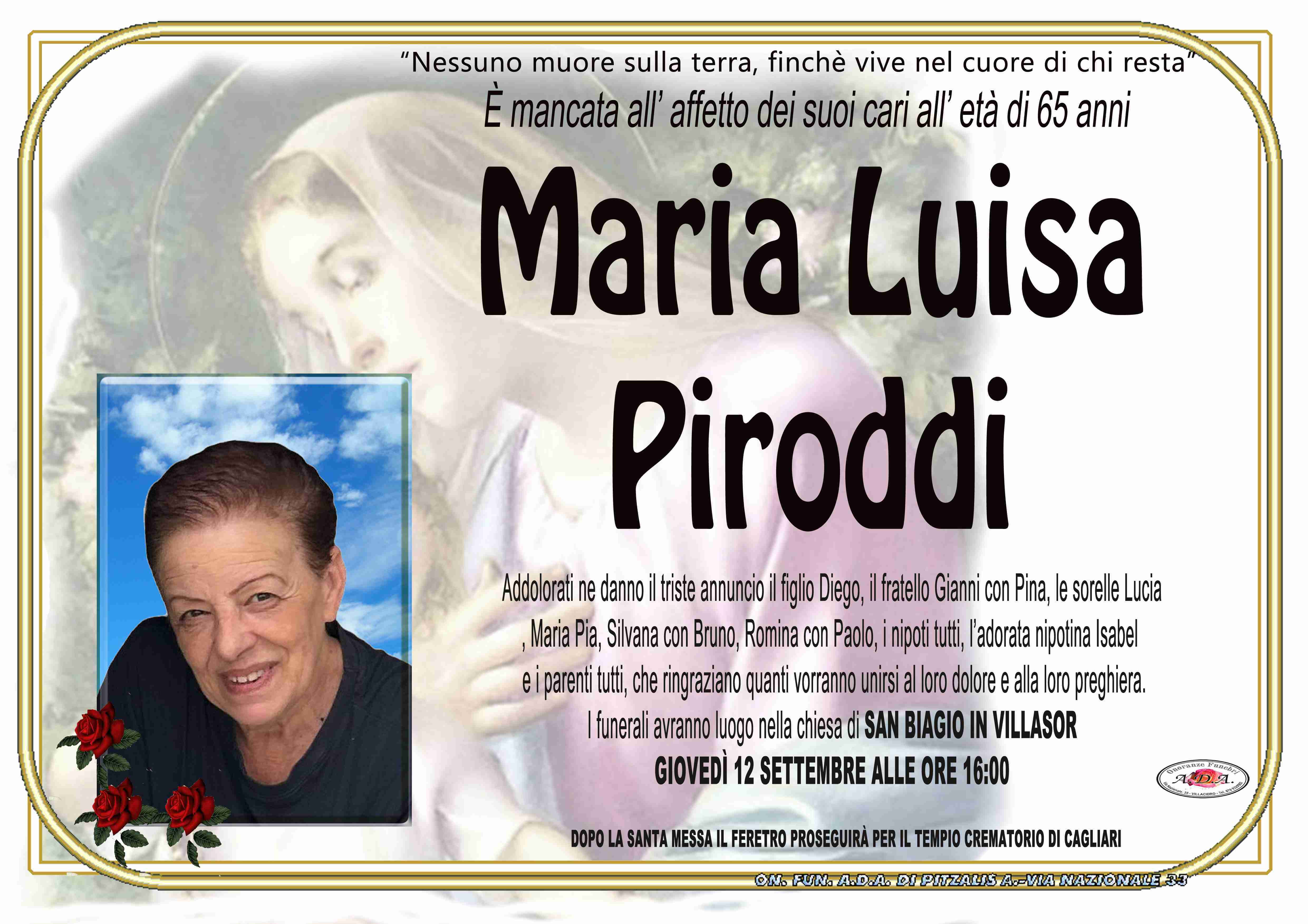 Piroddi Maria Luisa