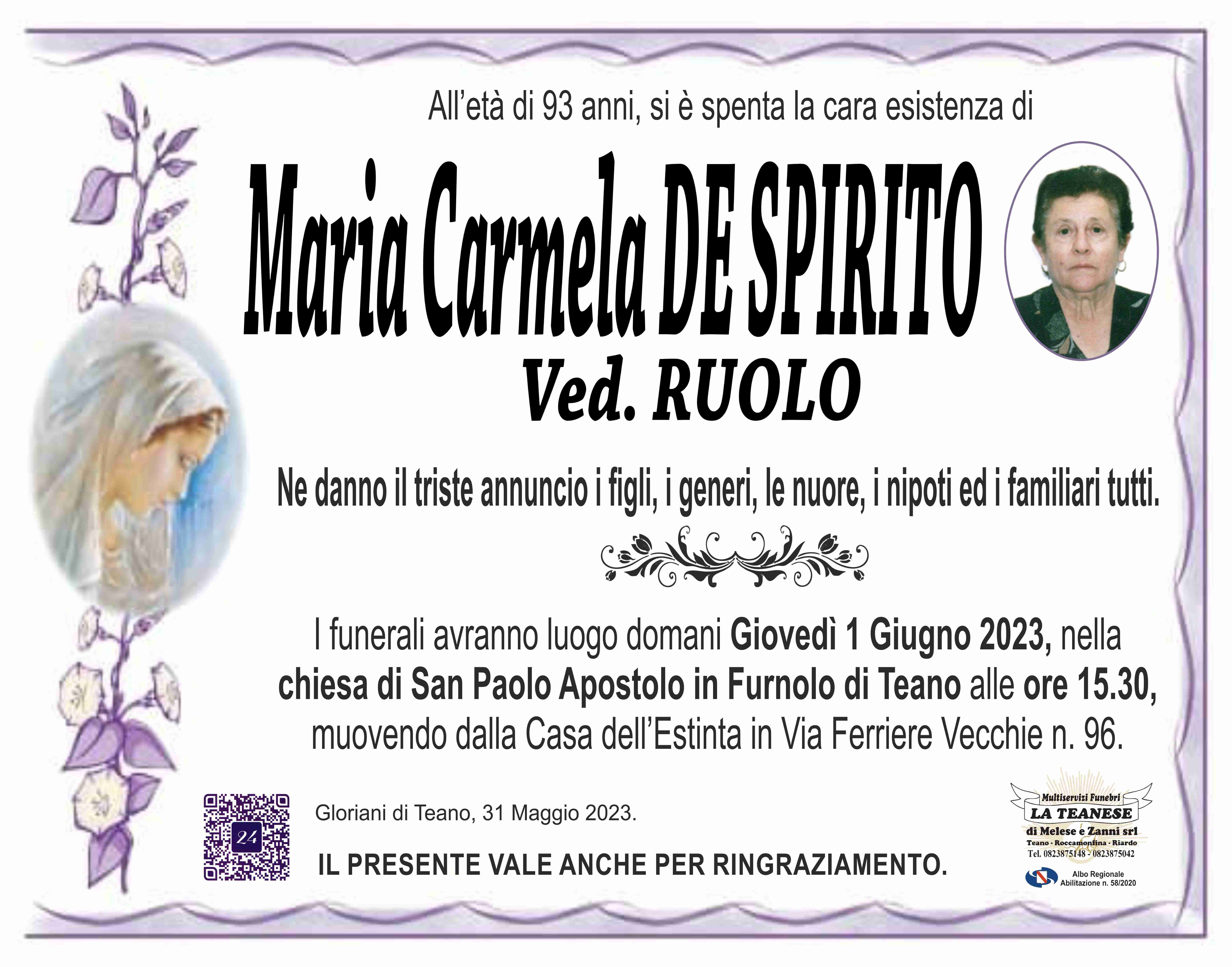 Maria Carmela De Spirito