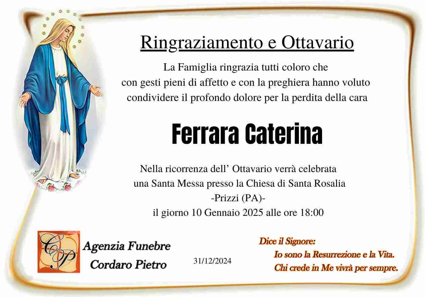 necrologi della settimana a ferrara