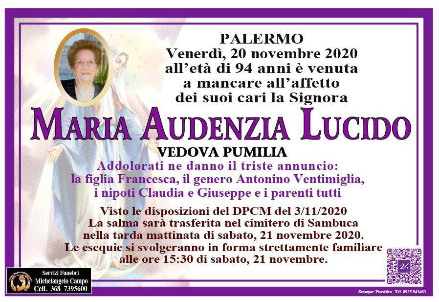 Maria Audenzia Lucido