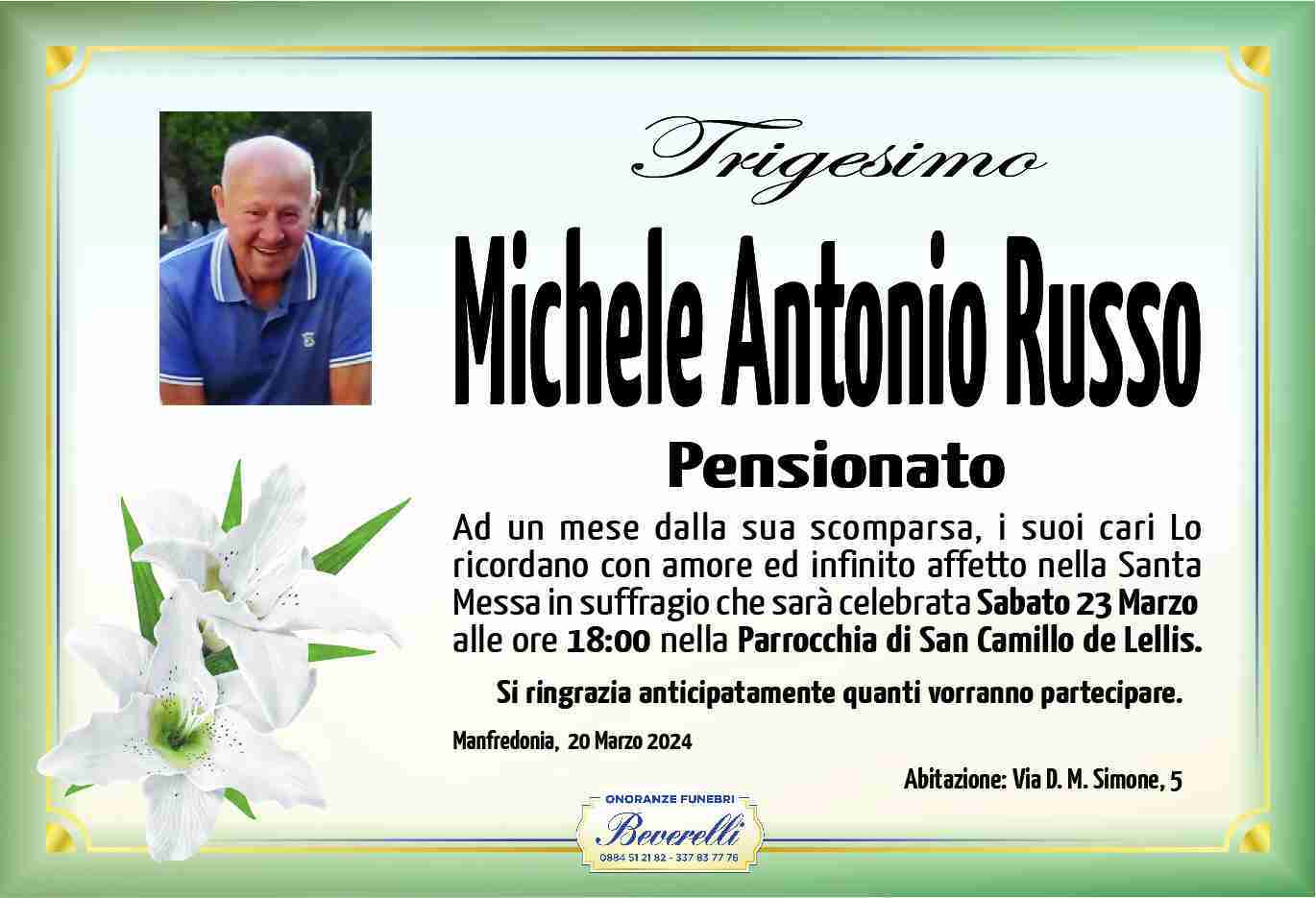 Michele Antonio Russo