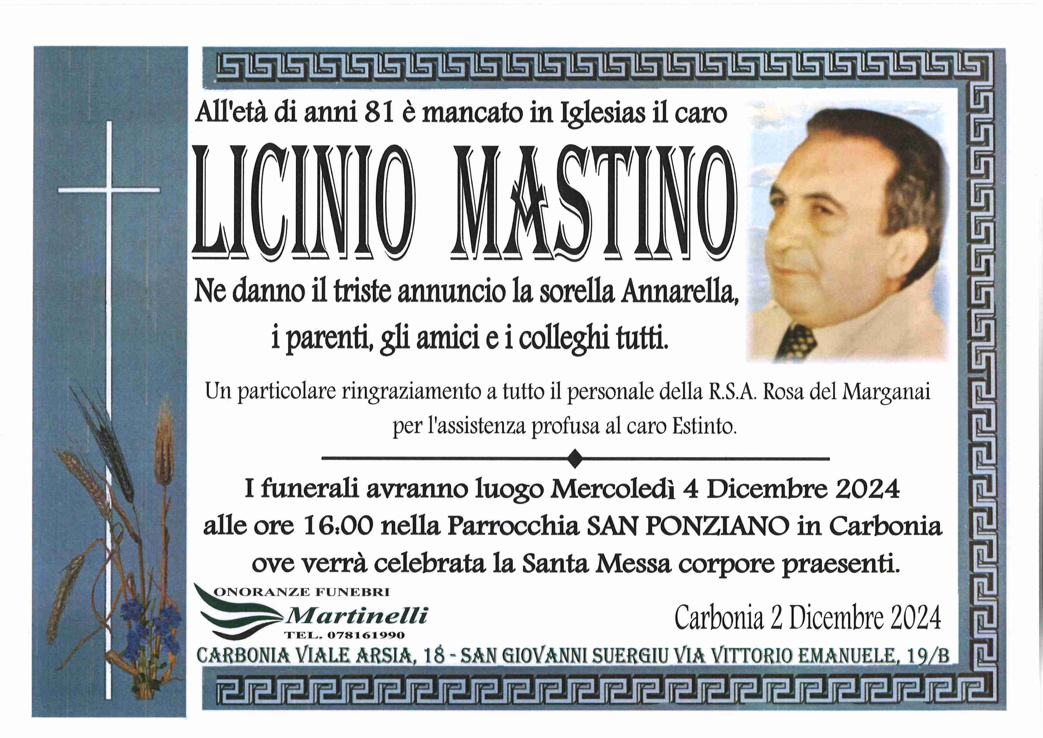 Licinio Stanis Attilio Mastino