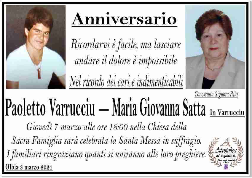 Paoletto Varrucciu - Maria Giovanna Satta