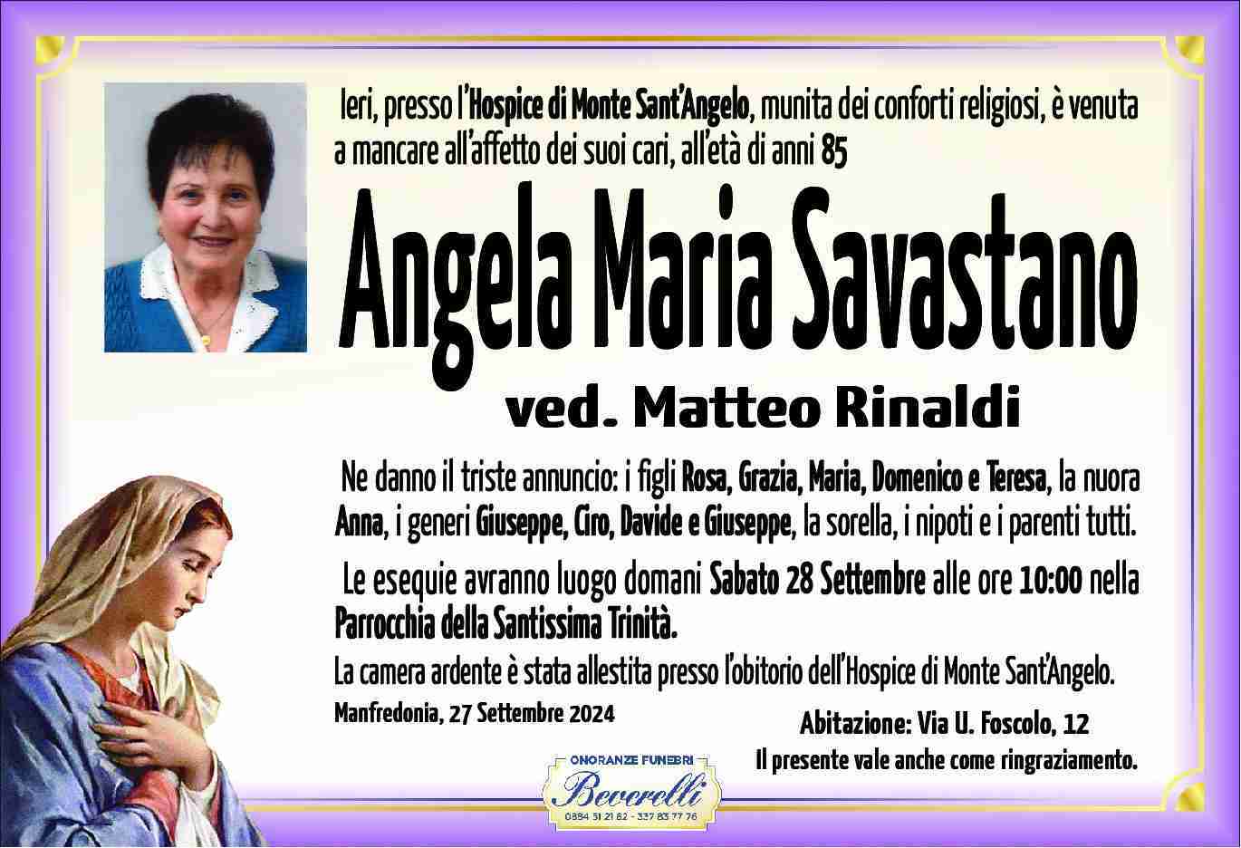 Angela Maria Savastano