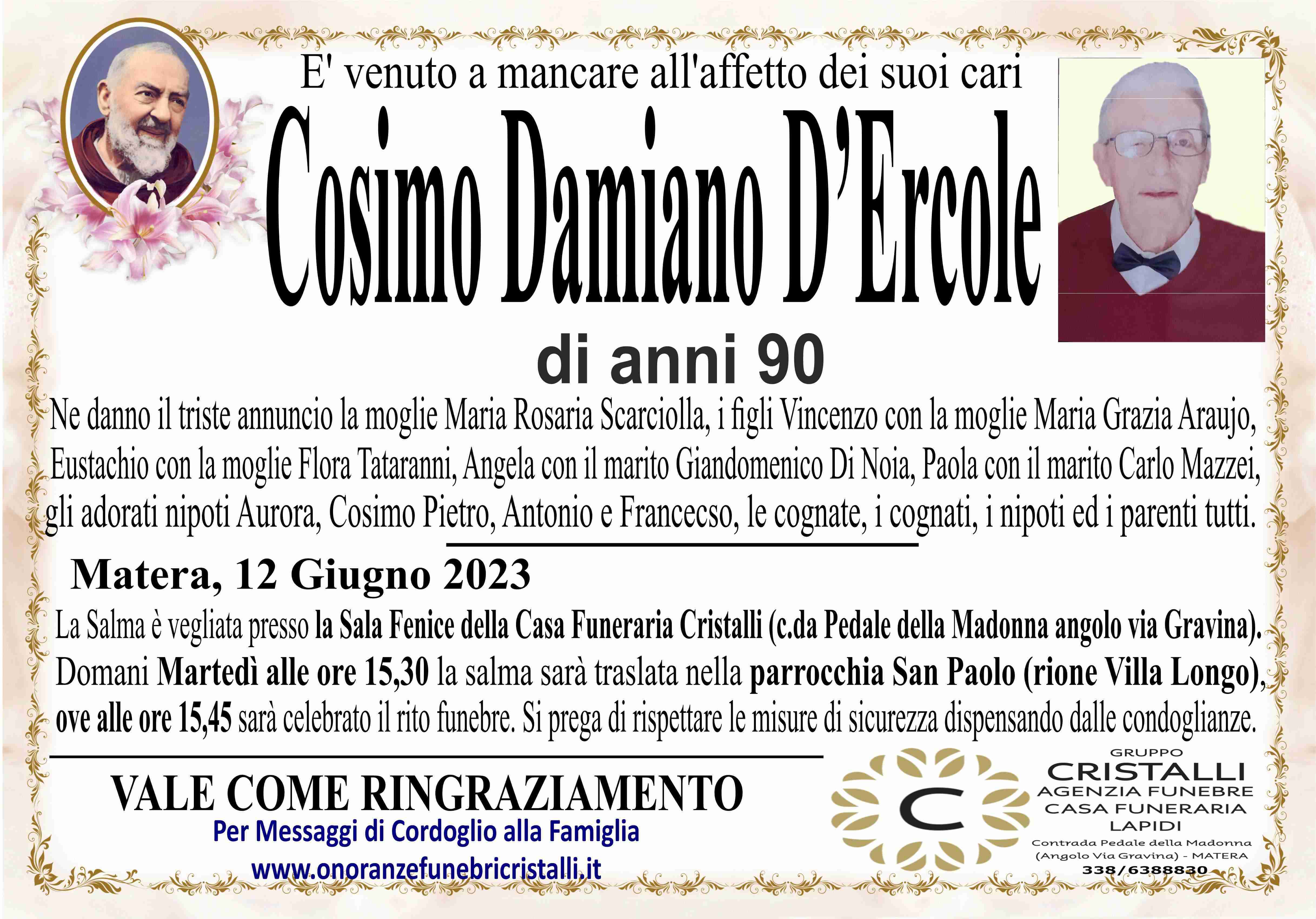 Cosimo Damiano D'Ercole