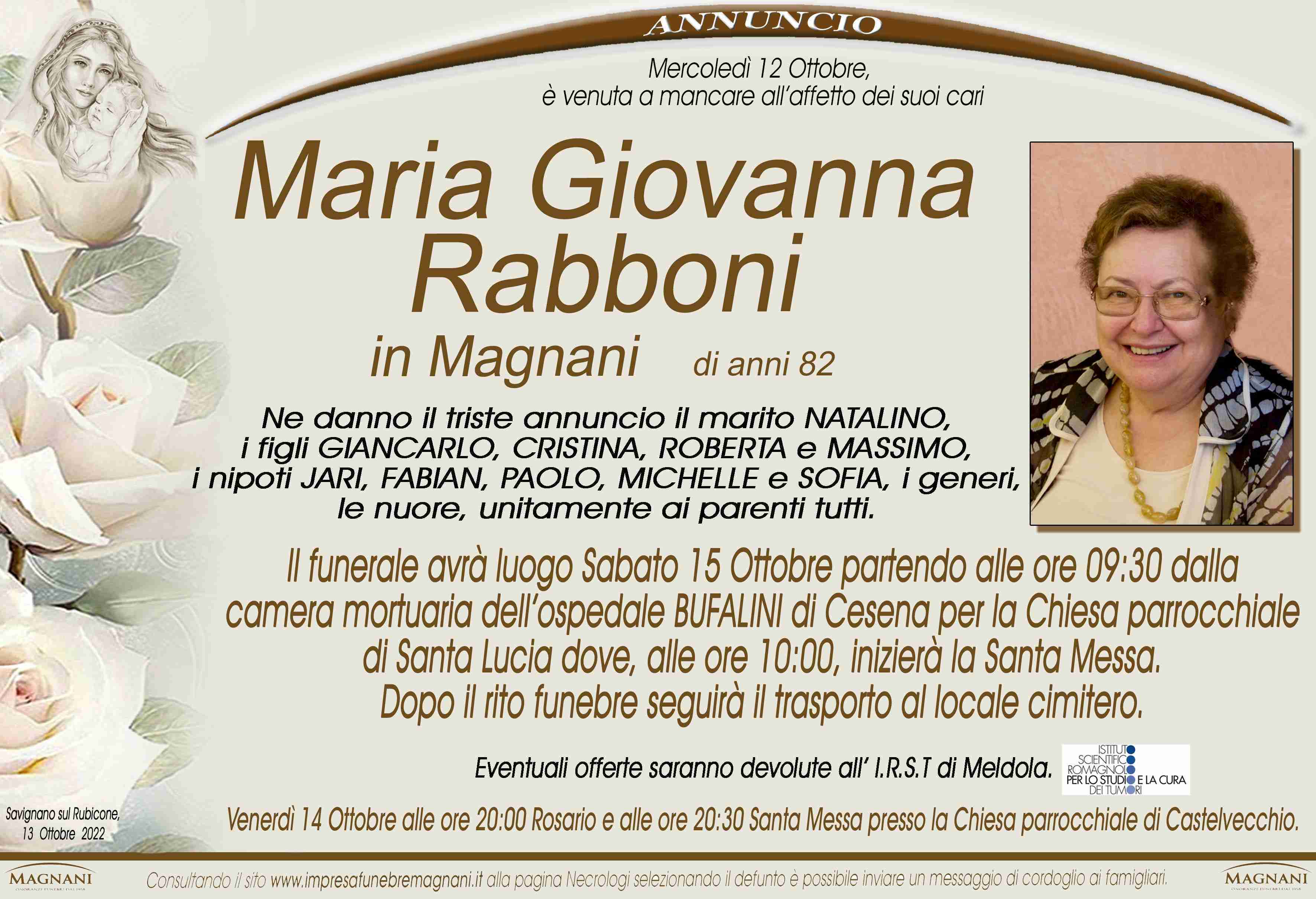 Rabboni Maria Giovanna