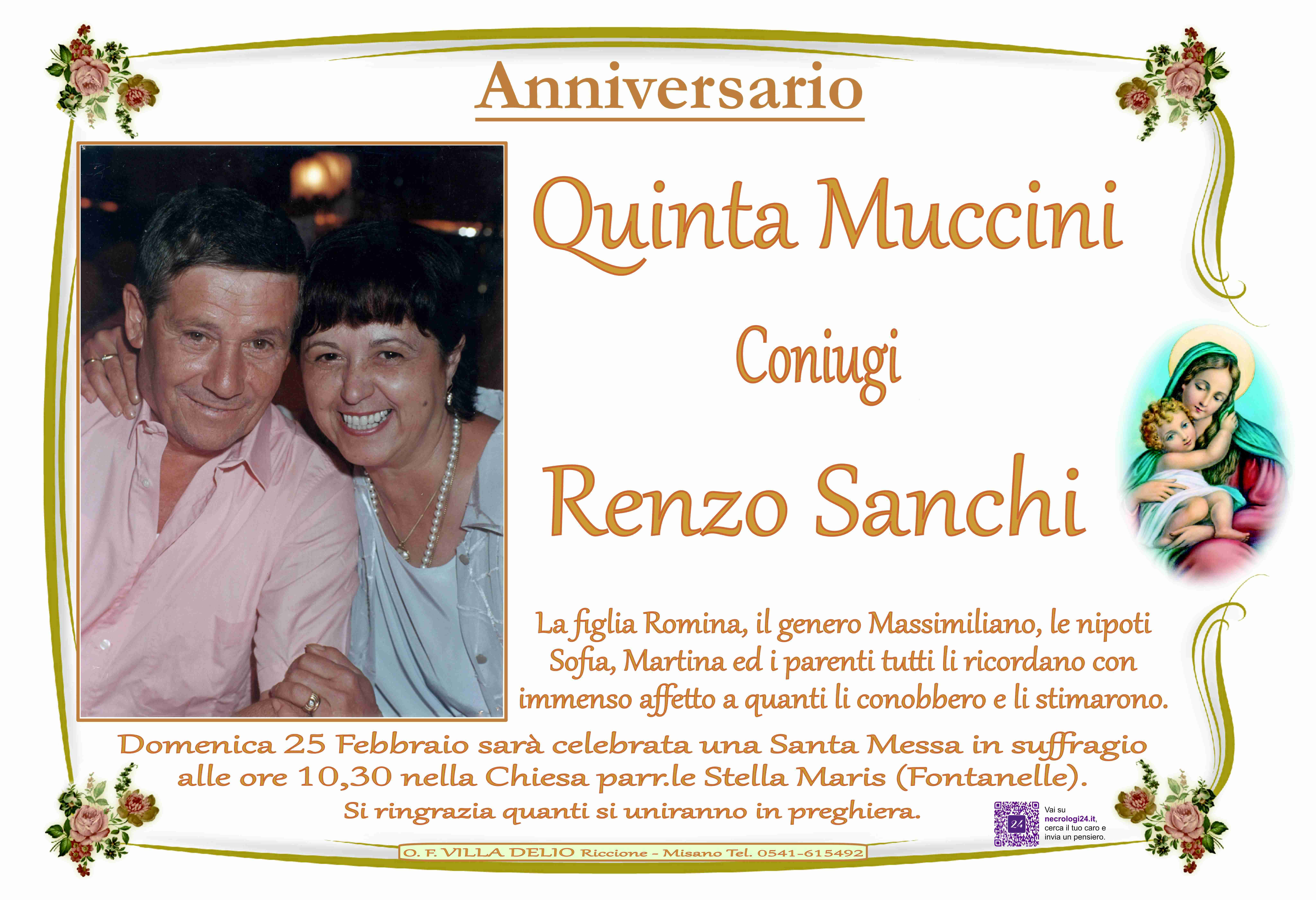 Quinta Muccini e Renzo Sanchi