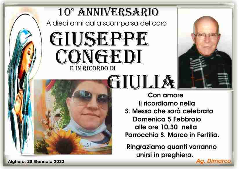 Giuseppe Congedi e Giulia Congedi