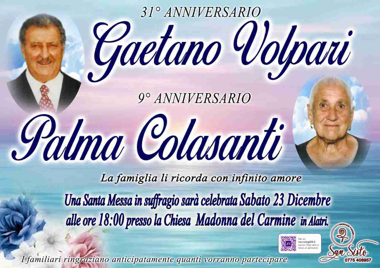 Gaetano Volpari e Palma Colasanti