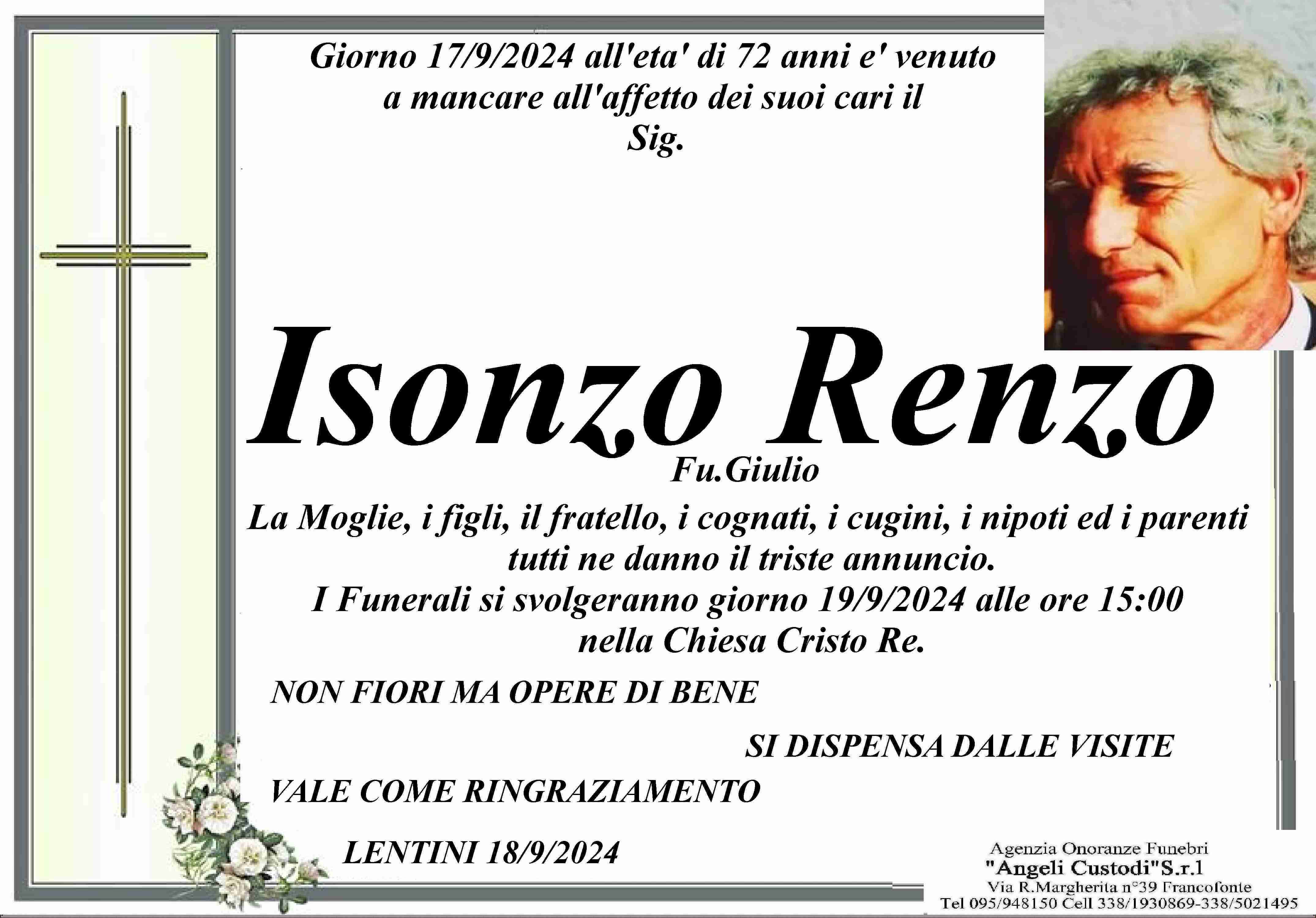 Isonzo Renzo