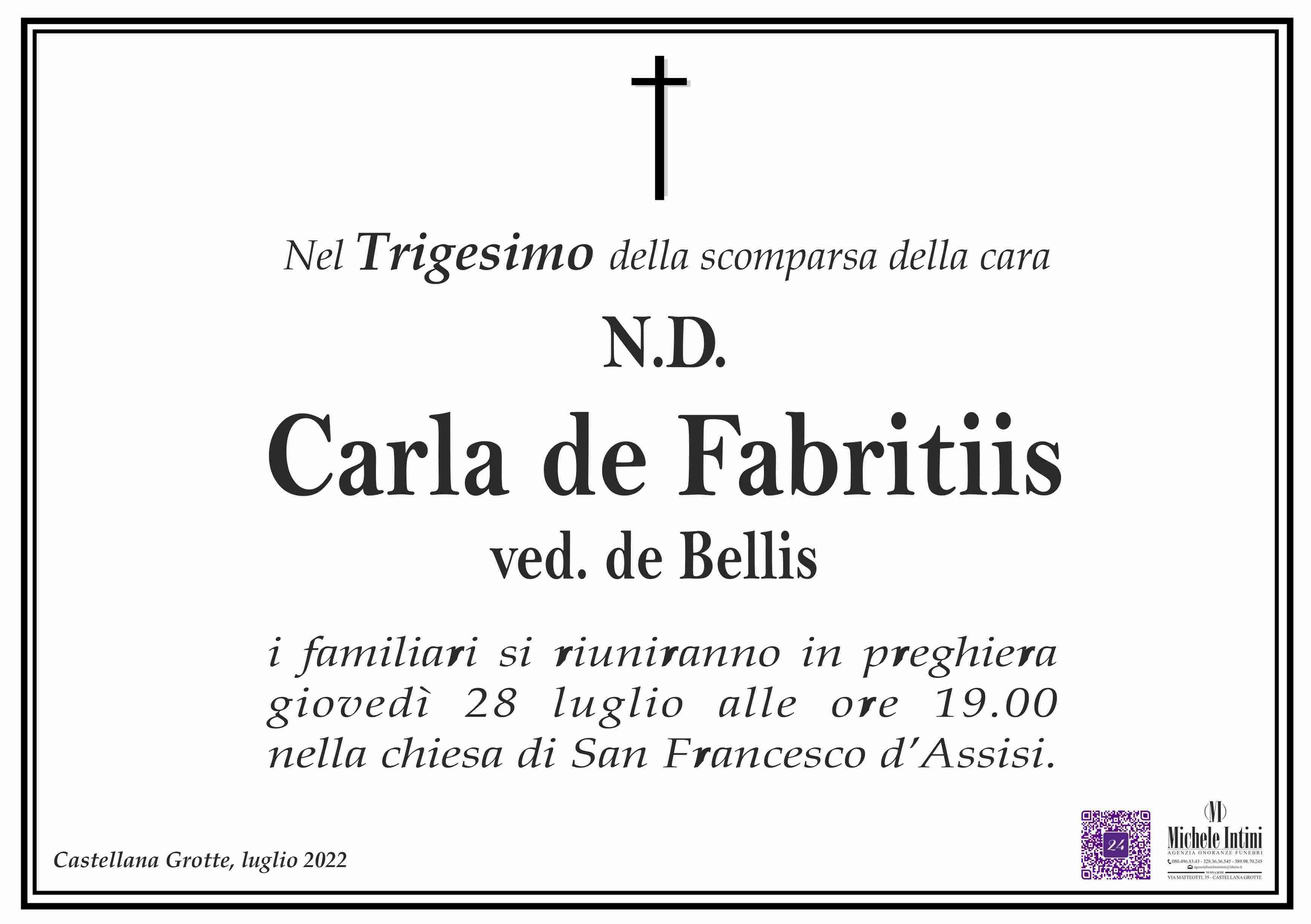 N.D. Carla de Fabritiis