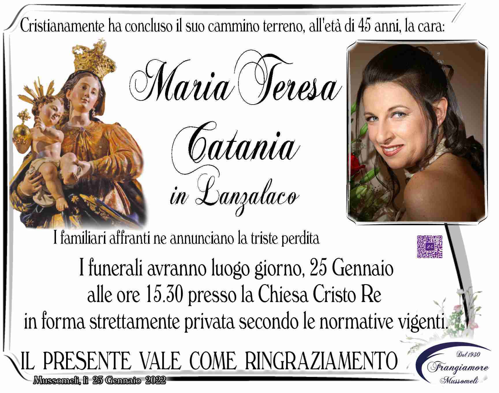 Maria Teresa Catania