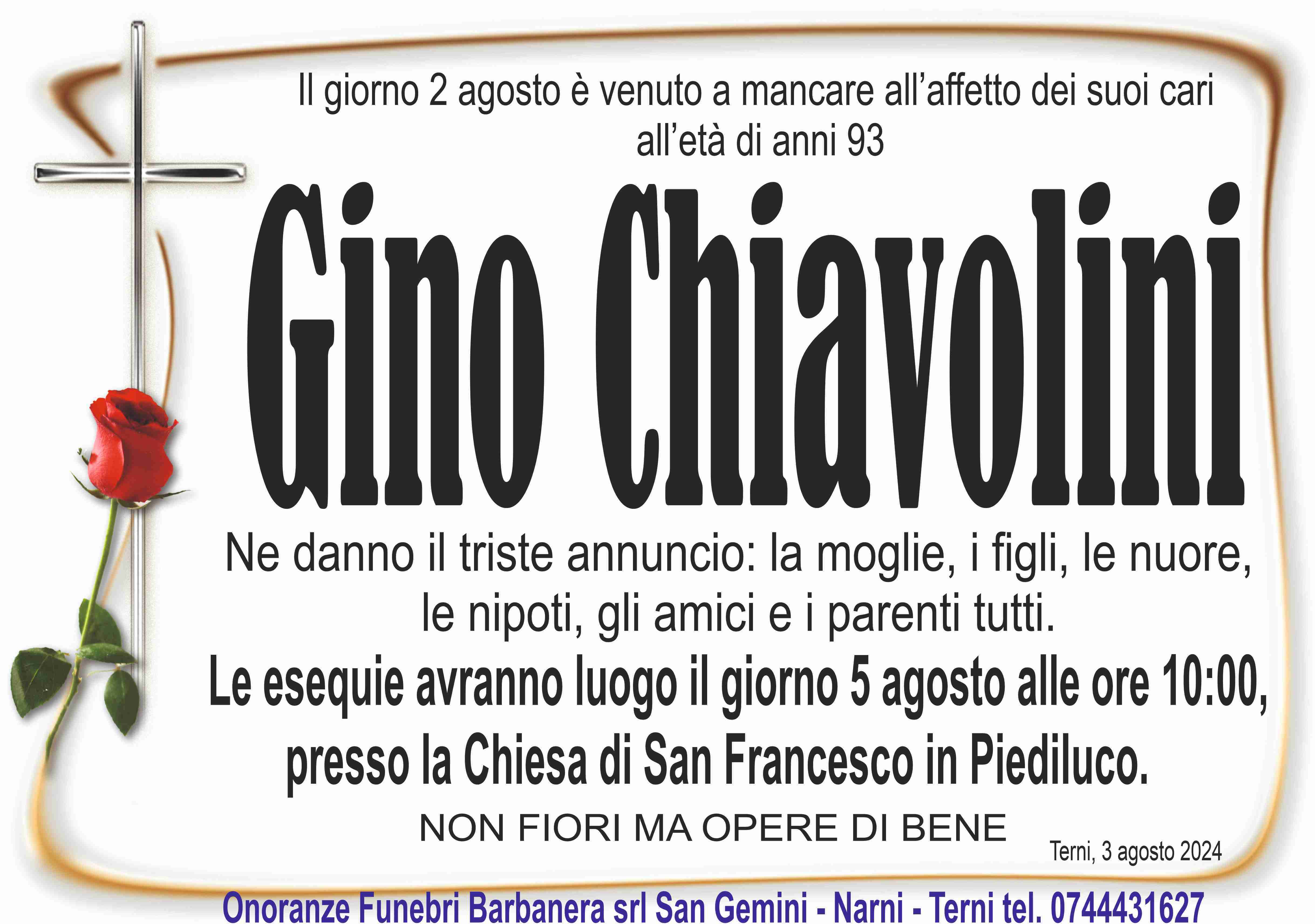 Chiavolini Gino