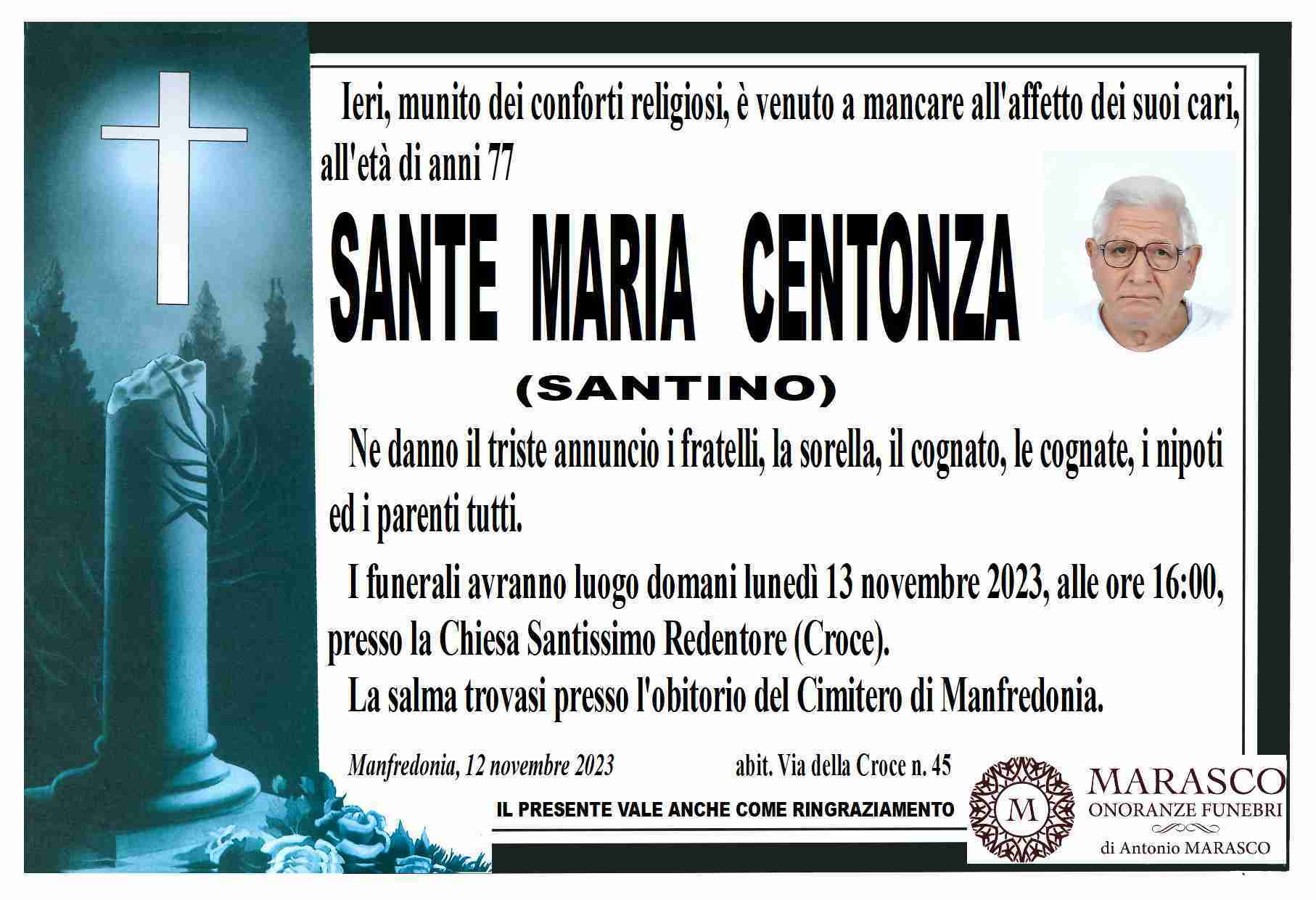 Sante Maria Centonza