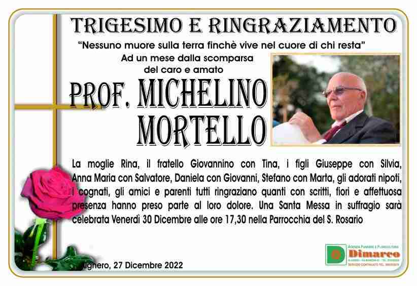 Prof. Michelino Mortello