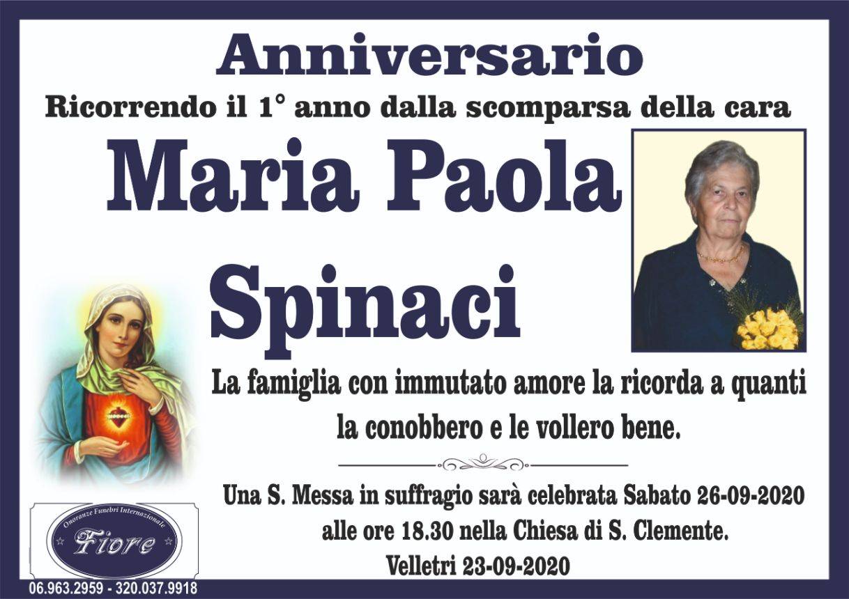 Maria Paola Spinaci