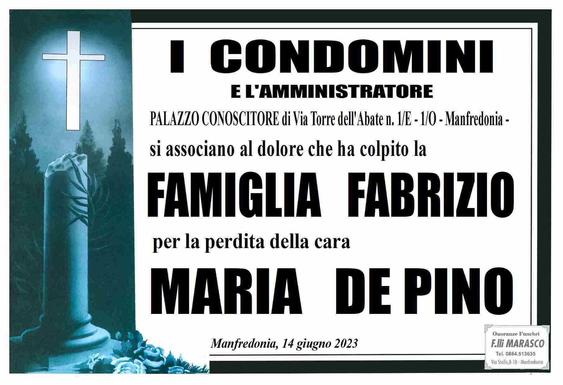Maria De Pino in Fabrizio