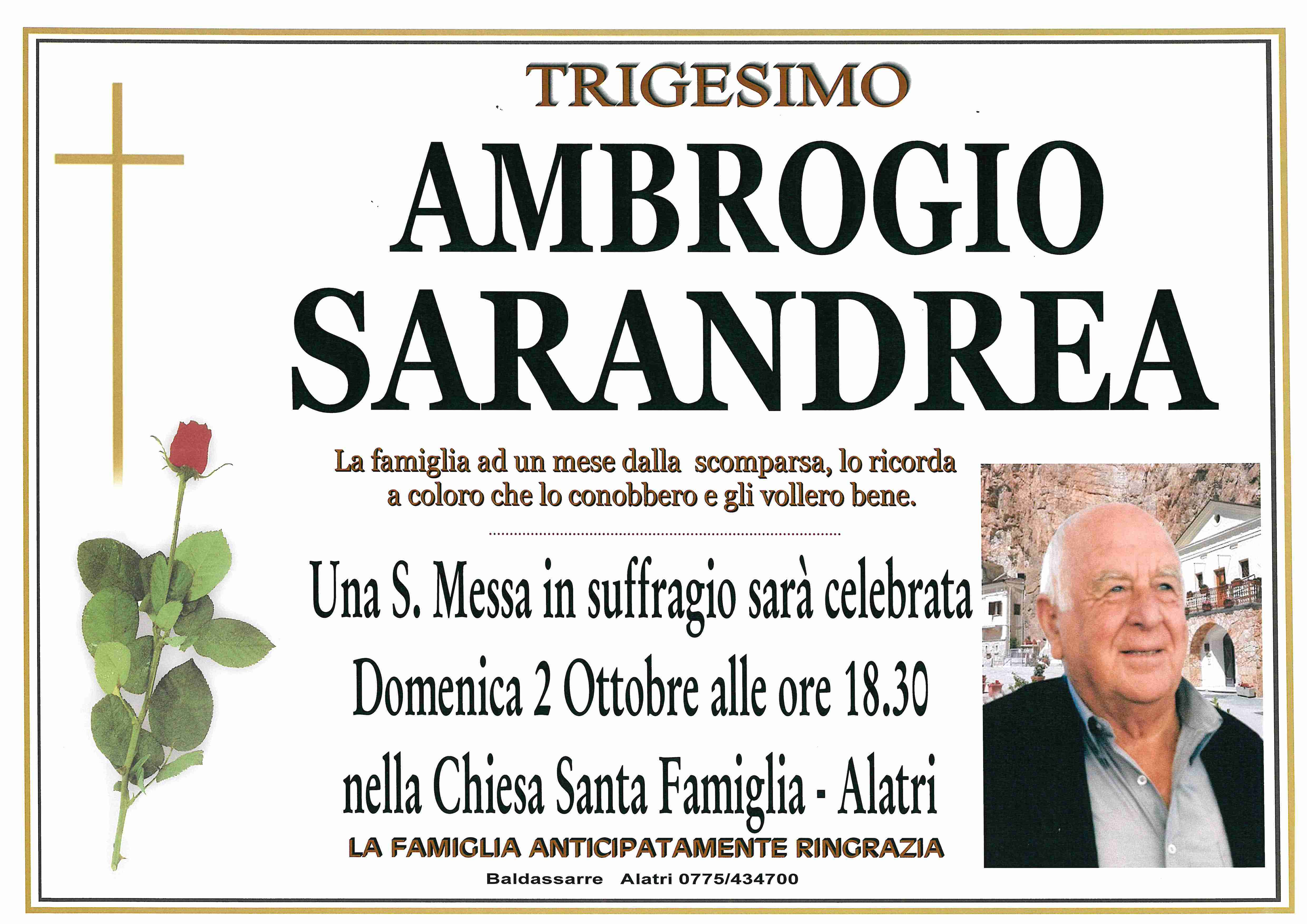 Ambrogio Sarandrea