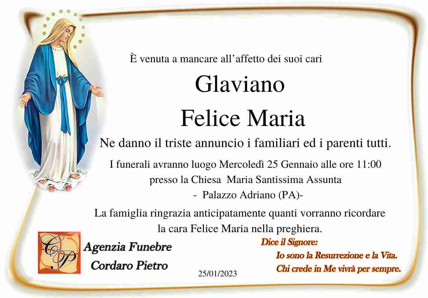 Glaviano Felice Maria