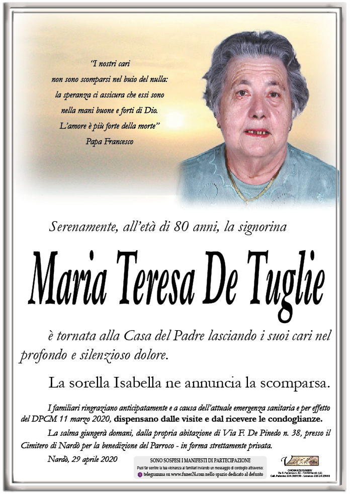Maria Teresa De Tuglie