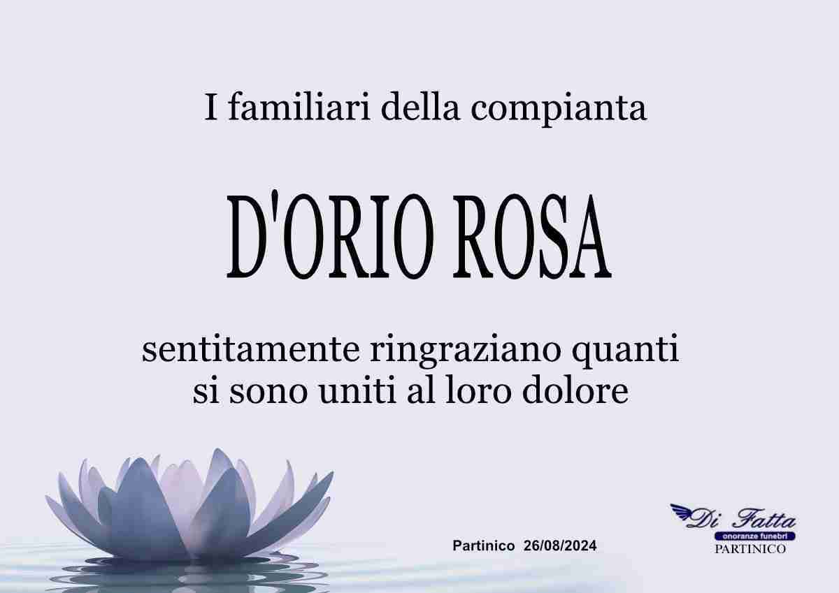 Rosa D' Orio