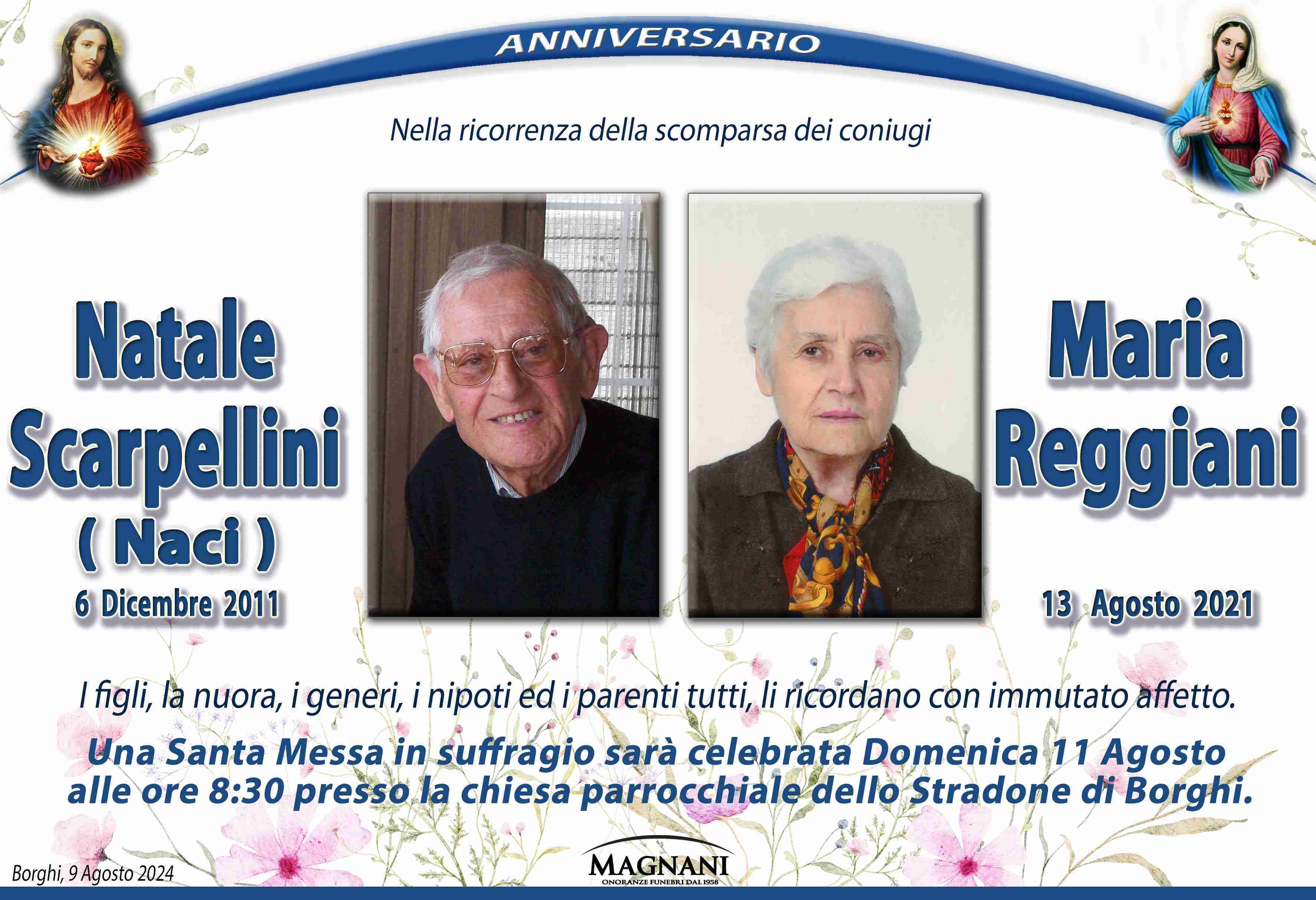 Natale Scarpellini e Maria Reggiani