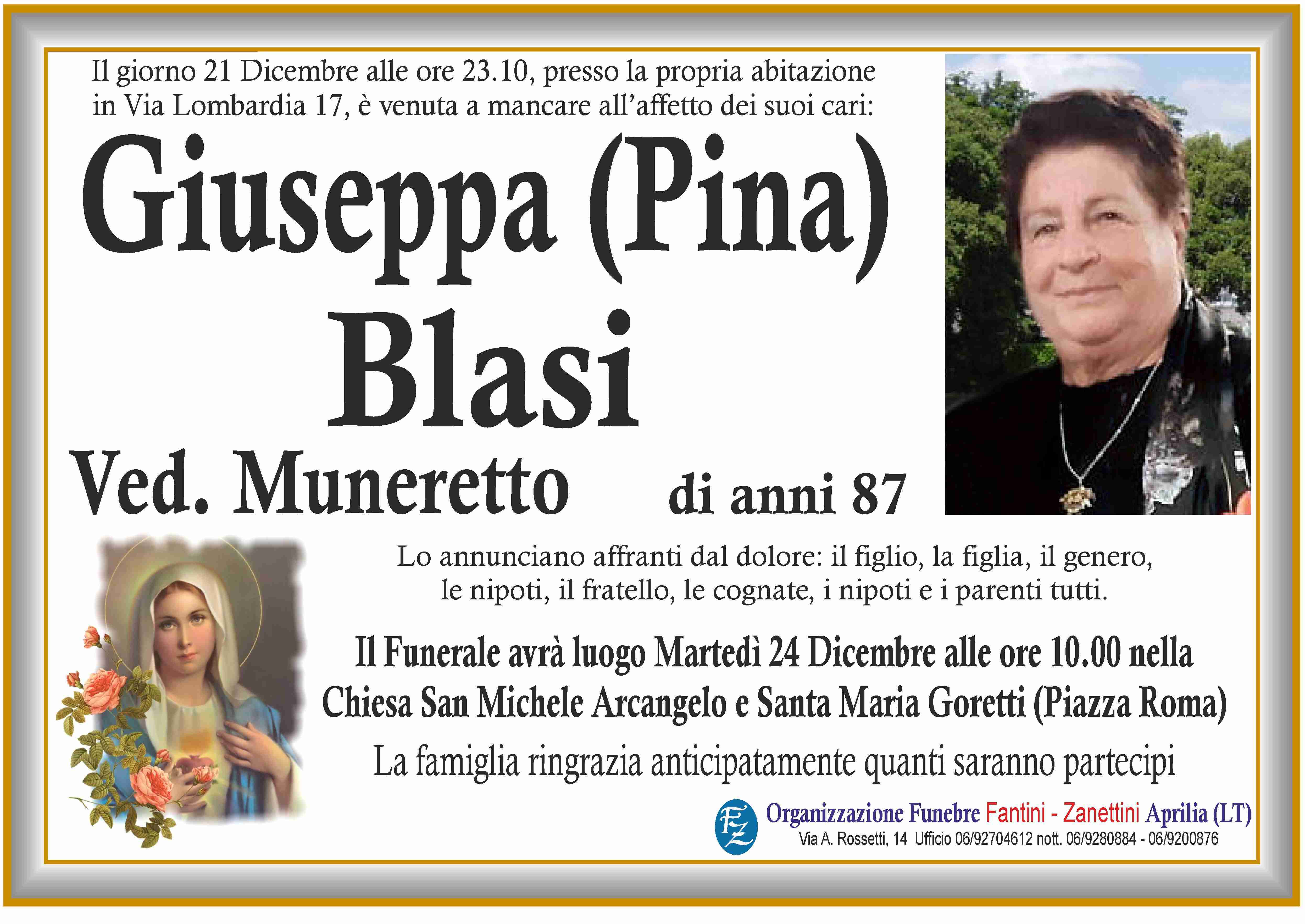 Giuseppa (Pina) Blasi